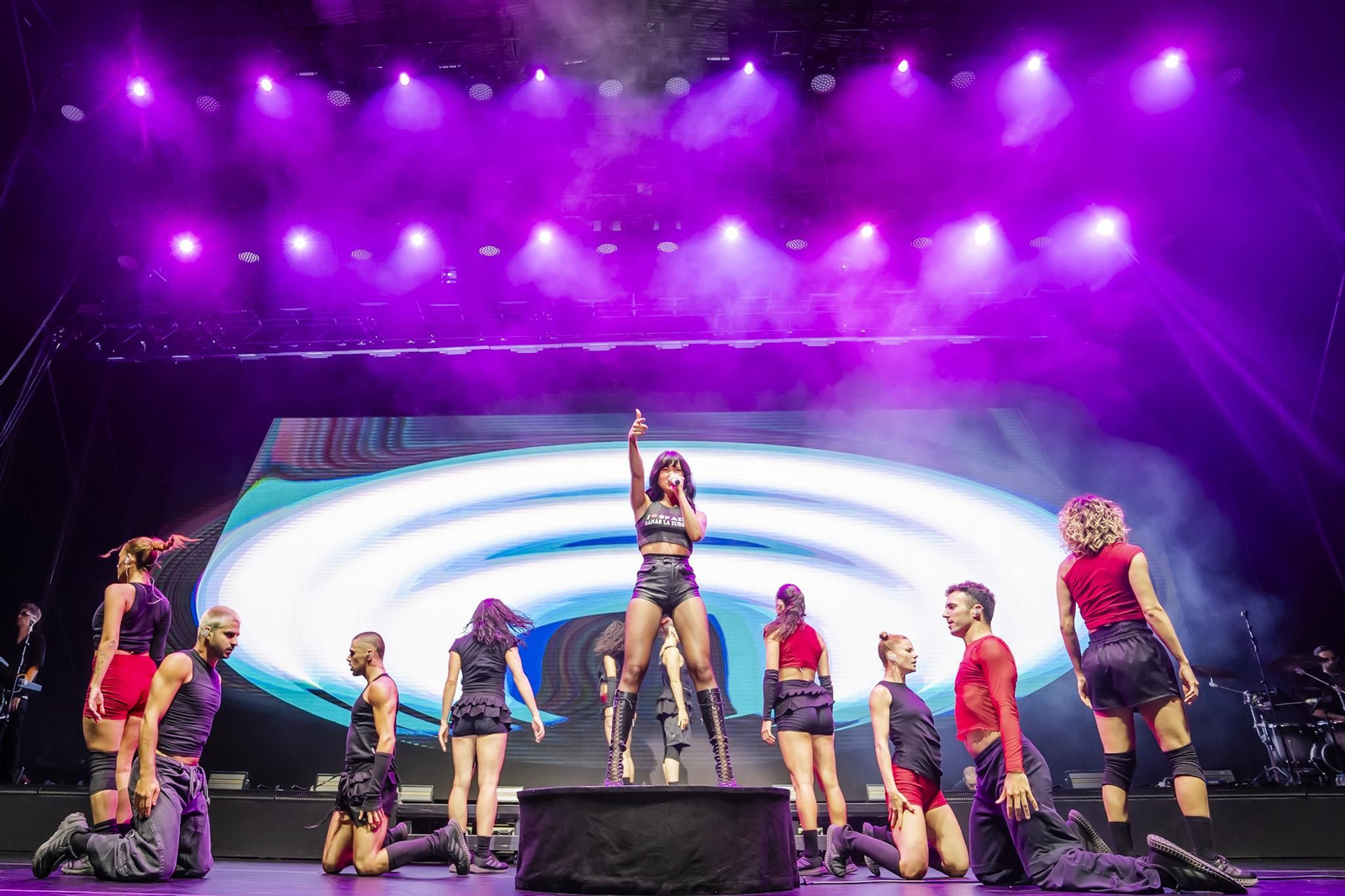 El concierto de Aitana en Roquetas de Mar, en imágenes