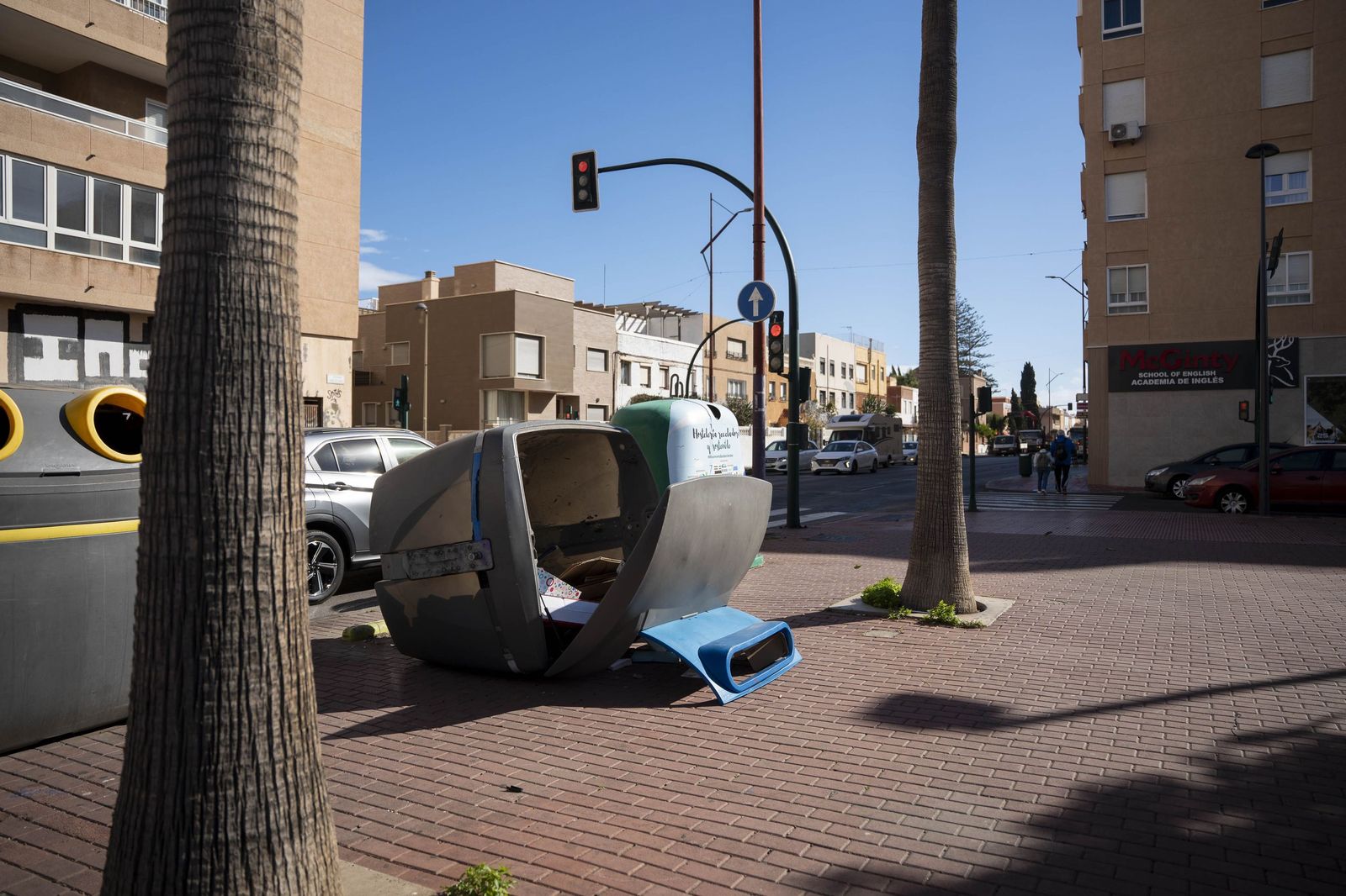 La Borrasca Leonardo se ensaña con Almería, en imágenes