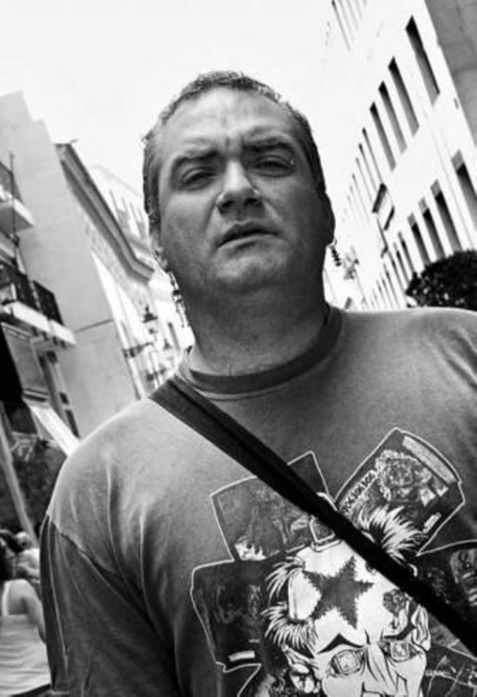 Fernando Madina, bajista y cantante de Reincidentes.