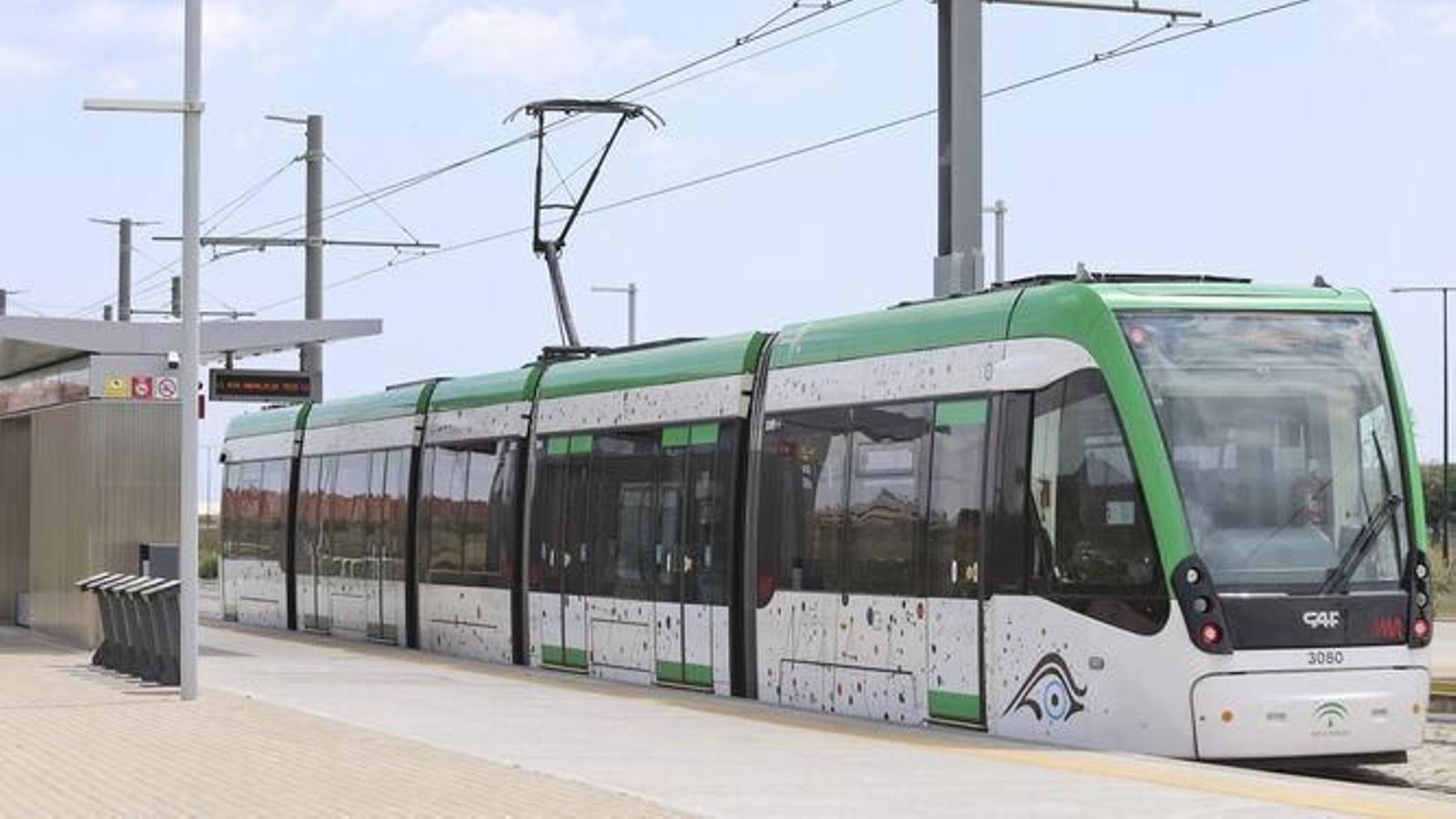 El Metro de Málaga.