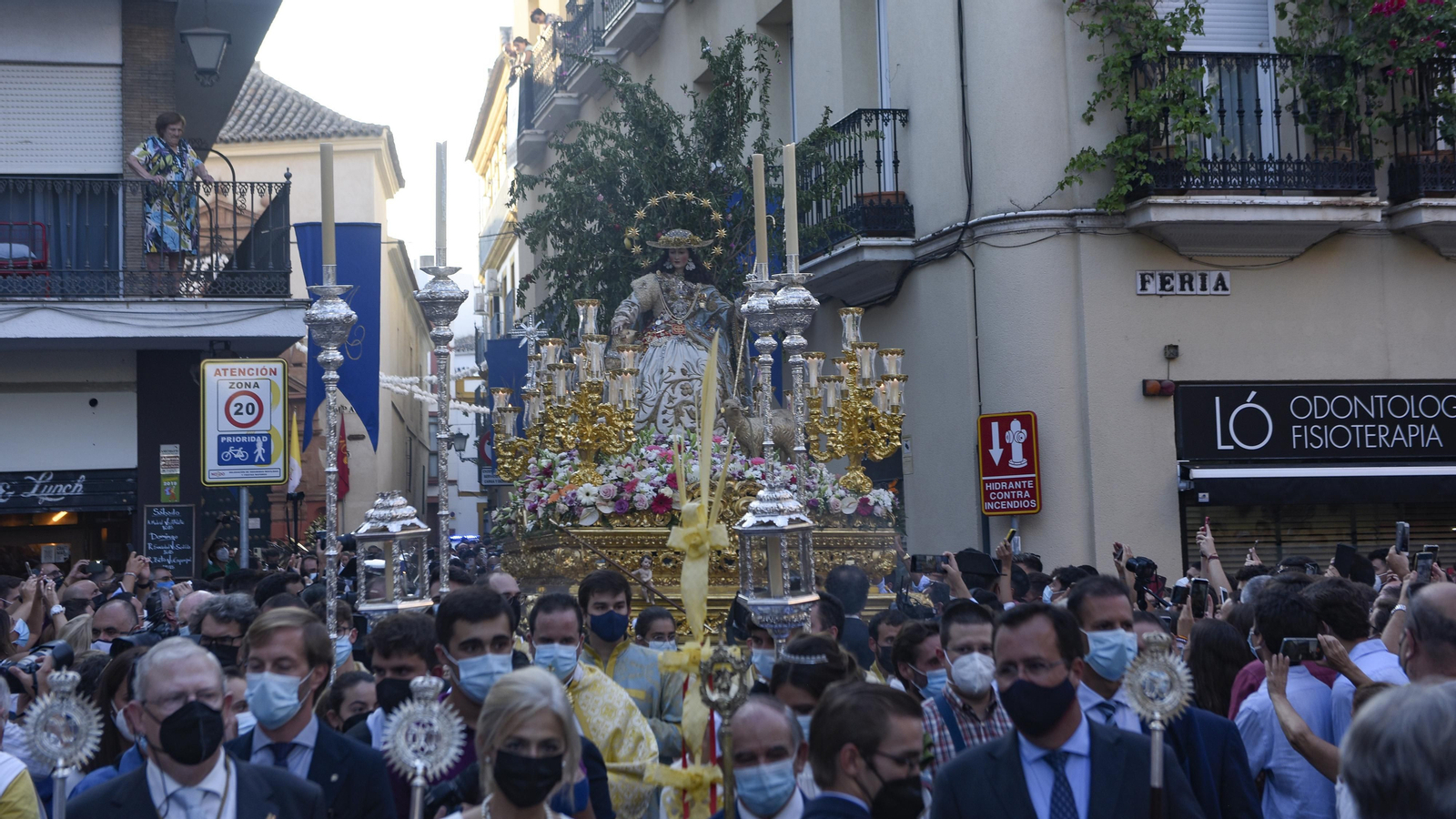 La procesión de la Pastora, en imágenes. La primera después de la pandemia