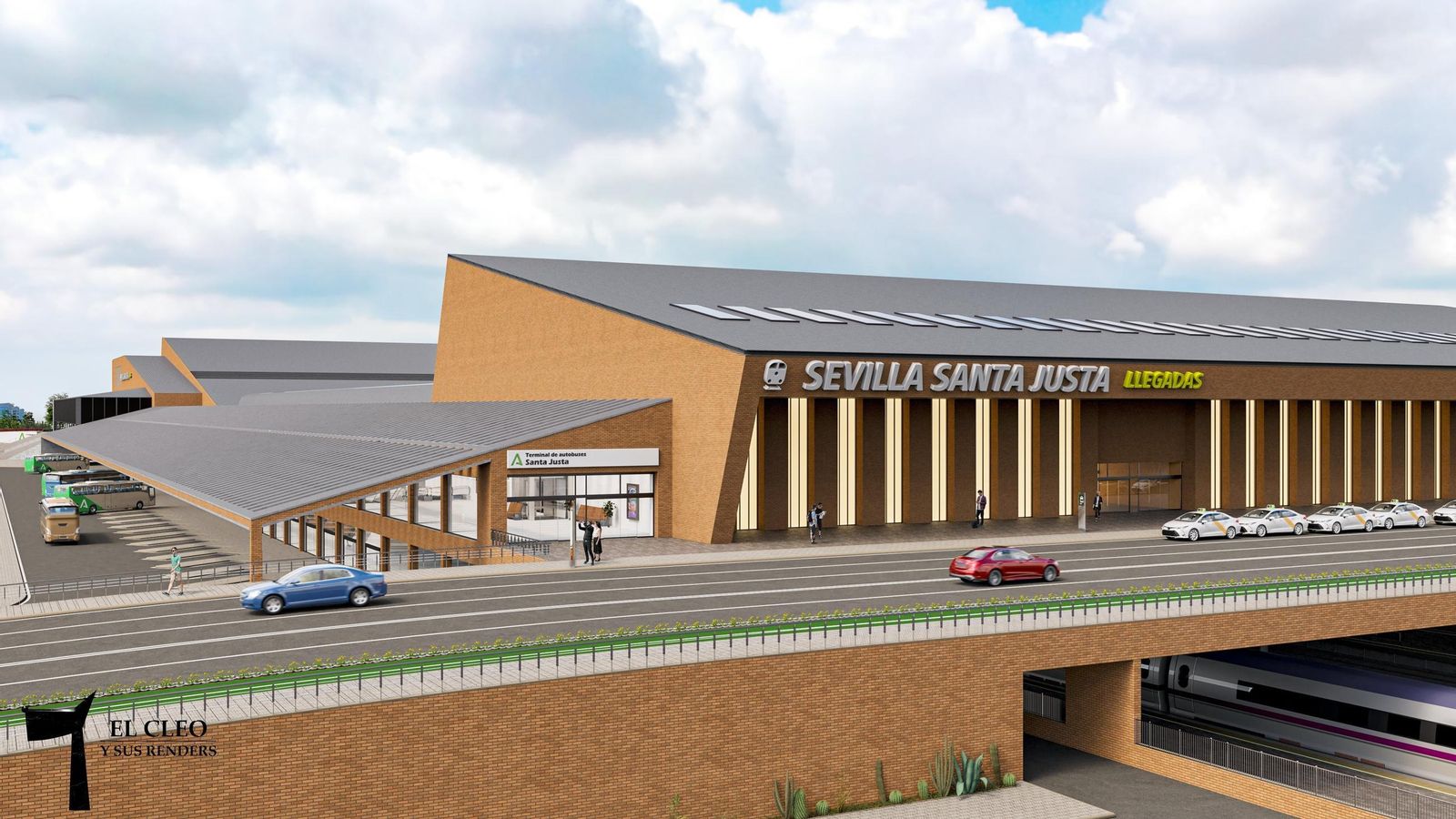 Propuesta para la terminal de Llegadas en la estación de Santa Justa