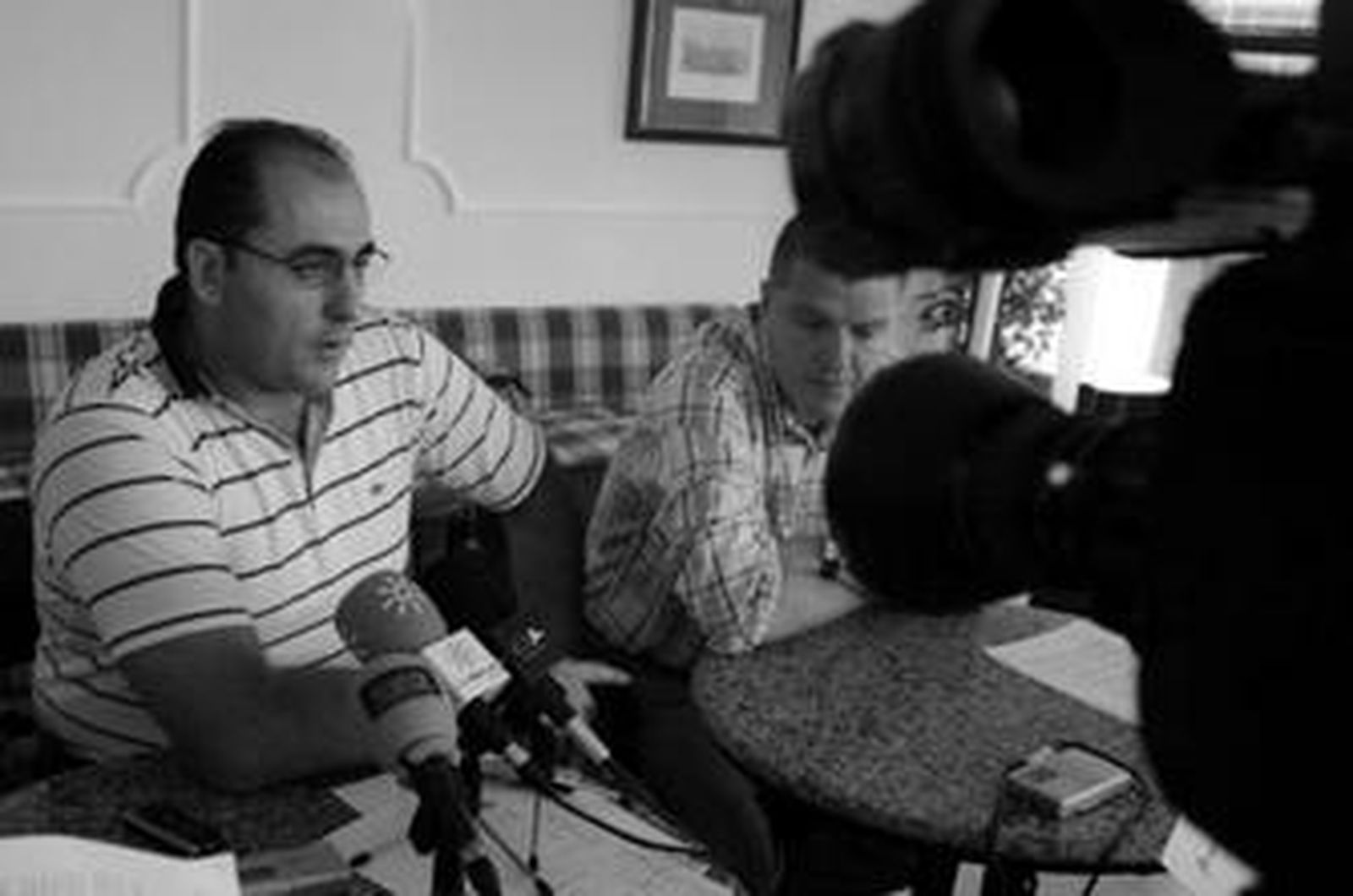 Carlos Camacho, durante una rueda de prensa.