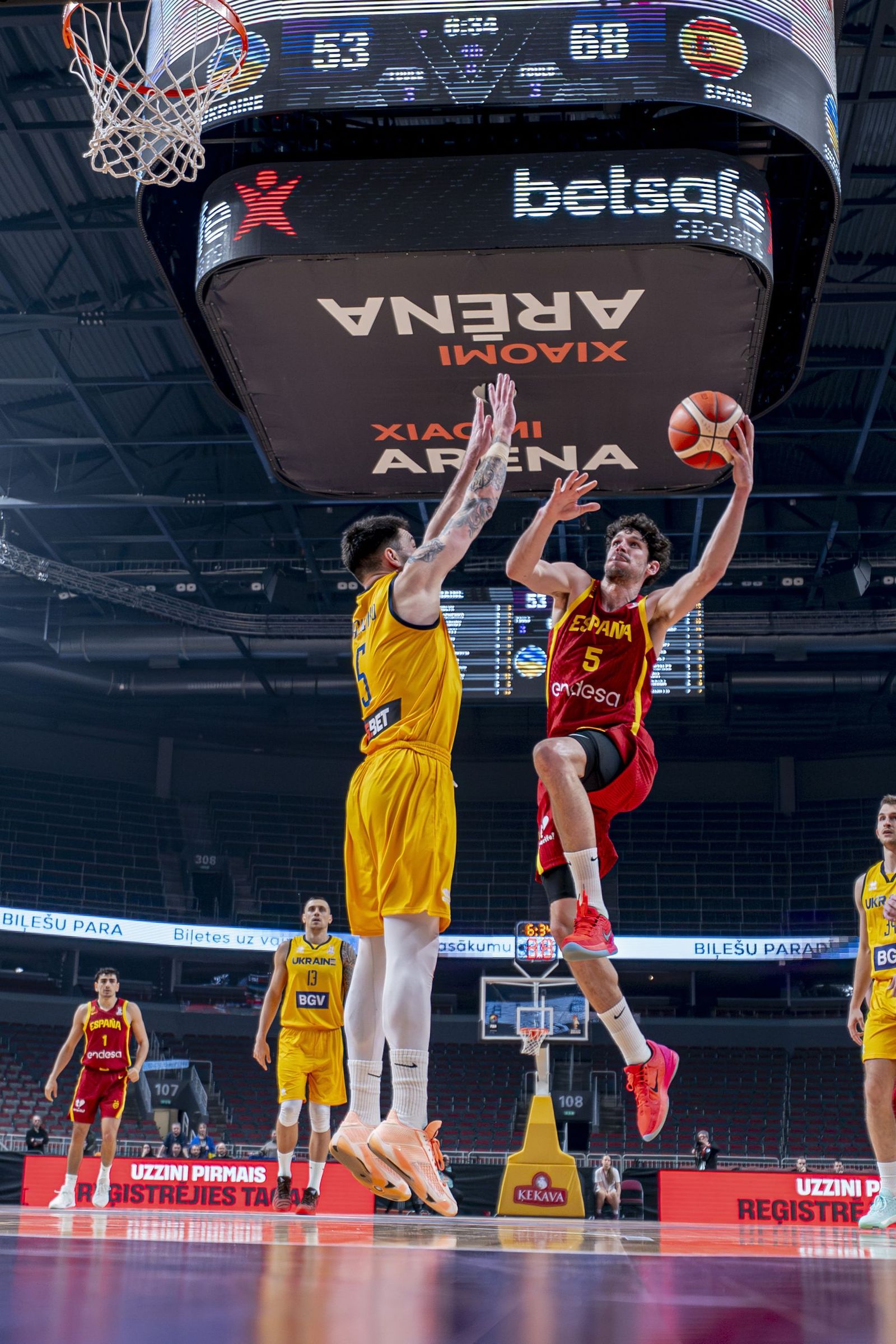 Las mejores fotos del Ucrania-España de baloncesto