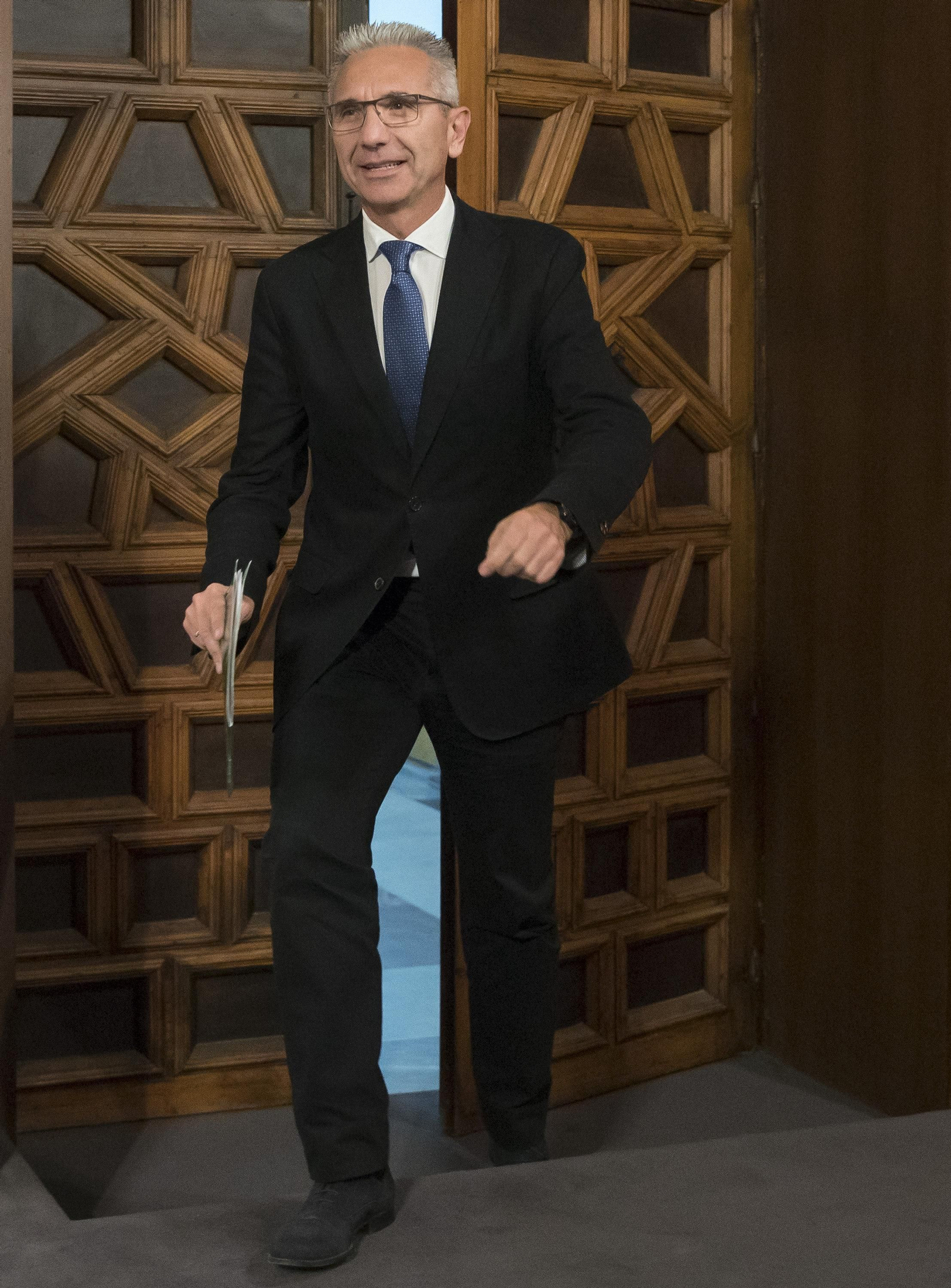 El portavoz de la Junta, Miguel Ángel Vázquez.