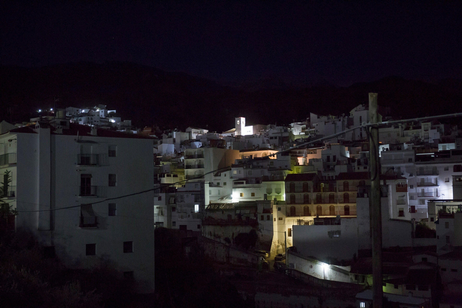 El municipio de Tolox horas después del suceso.