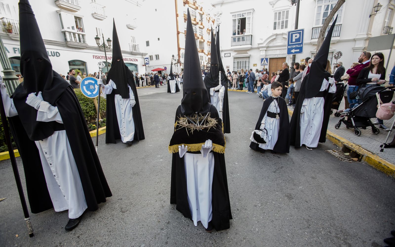 Las imágenes de la cofradía de la soledad en la Semana Santa de Chiclana 2022