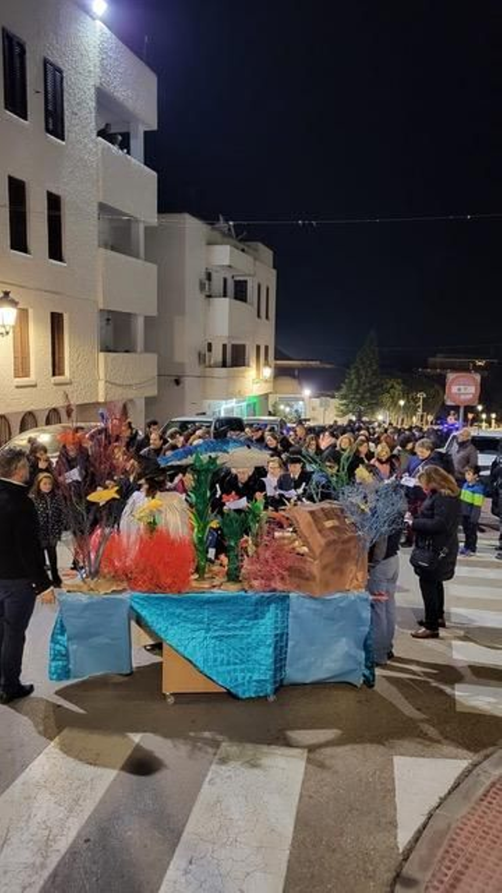 Imagen de la sardina incinerada en años anteriores