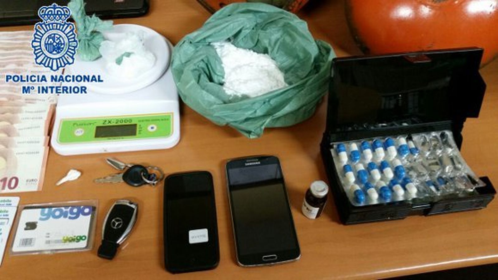 Cuatro detenidos por venta y distribución de cocaína