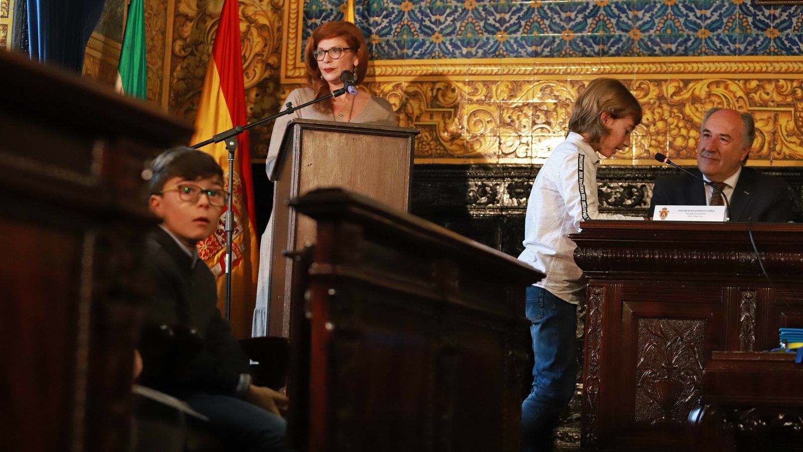 Pleno infantil en el Ayuntamiento de Algeciras