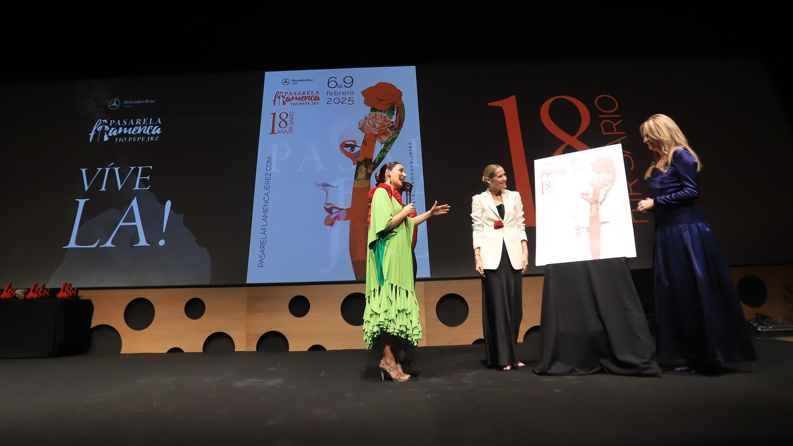 Imágenes de la presentación de La Pasarela Flamenca Tio Pepe 2025