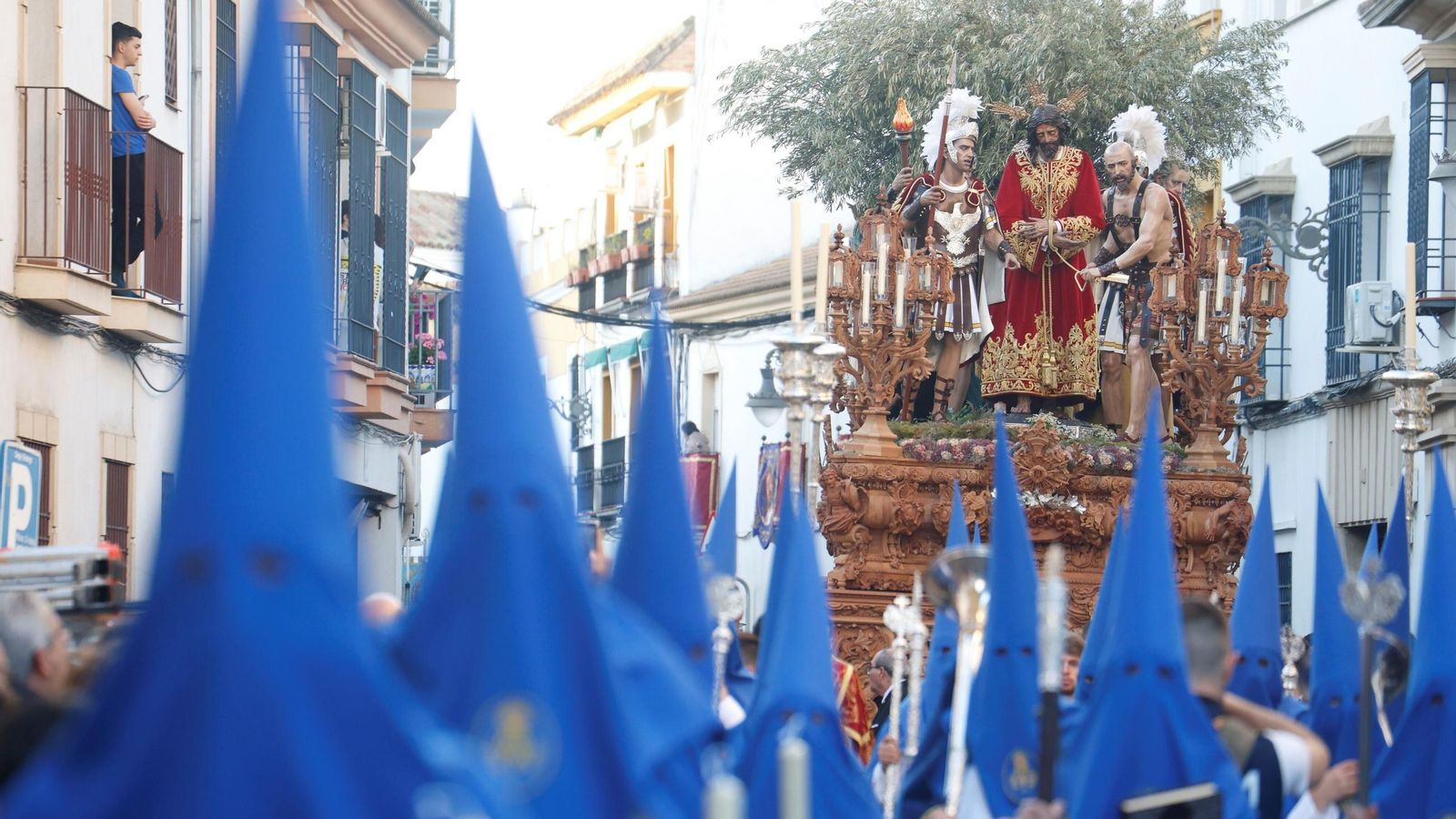 El Señor del Prendimiento, durante su salida procesional del pasado Martes Santo.