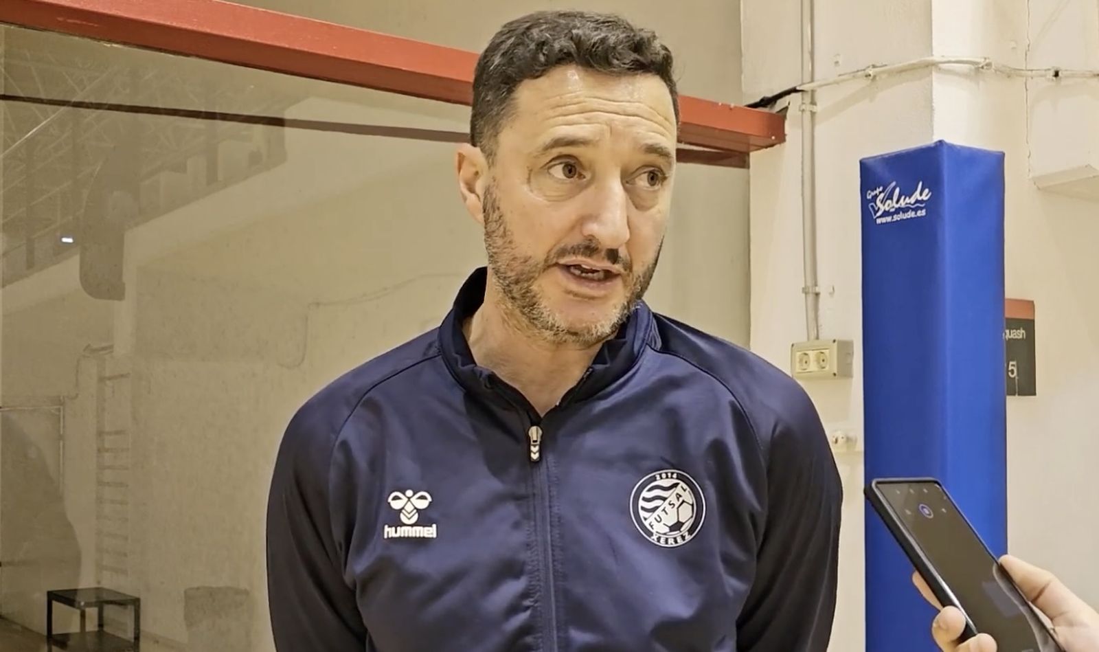 Isco Torres, satisfecho con el punto sumado ante el Virgili en Cádiz.