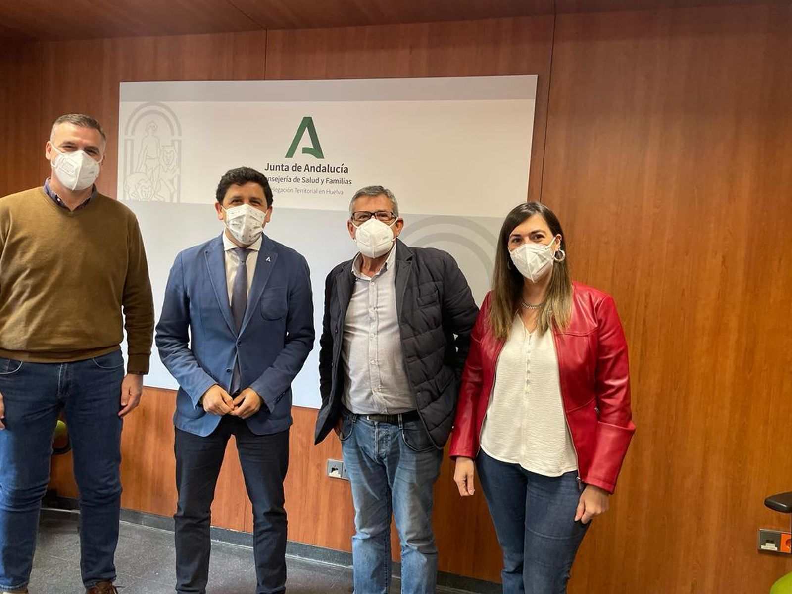 Reunión de representantes de Satse Huelva con el director general del SAS.