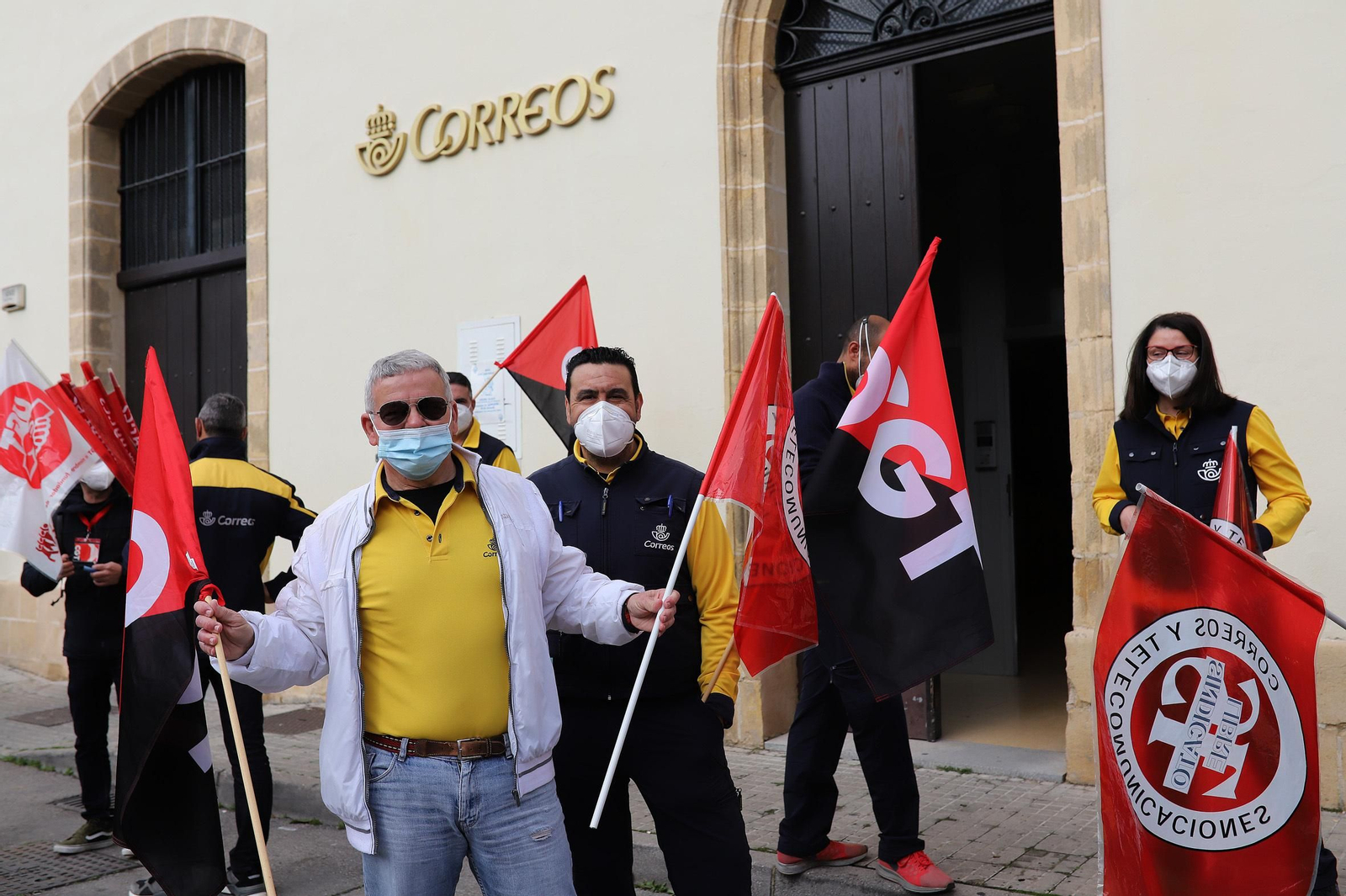 Manifestación de correos