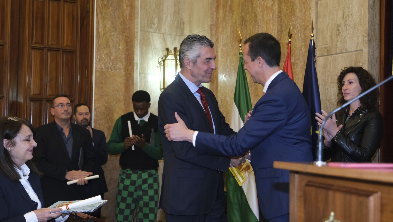 Imágenes del acto del Día de la Constitución en la Subdelegación del Gobierno de Almería