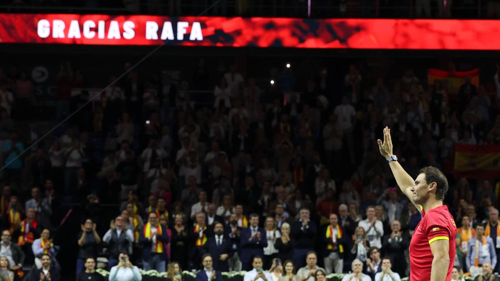 El homenaje a Rafa Nadal, en fotos