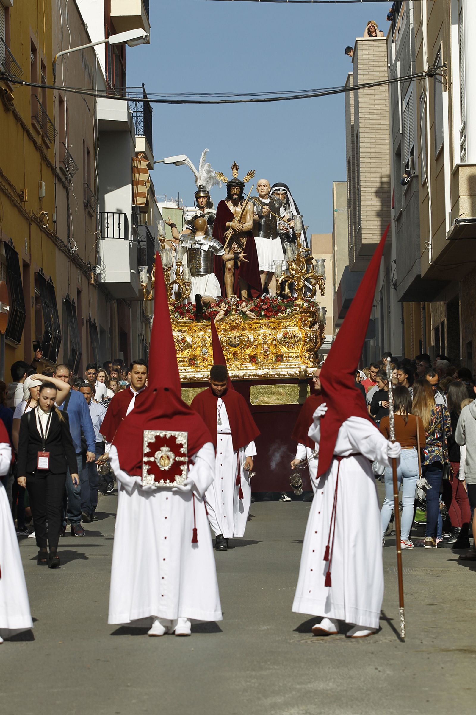 Imágenes de la Procesión de Coronación. Barrio de Los Molinos. Semana Santa Almería 2019