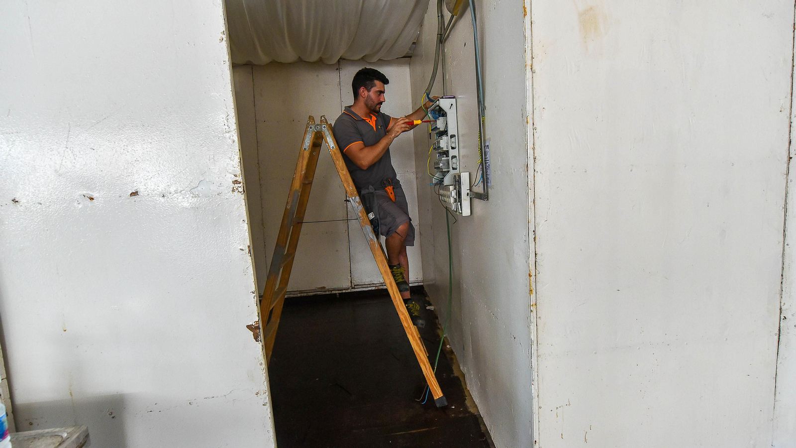 El montaje de la Feria Real de Algeciras 2023 en imagenes