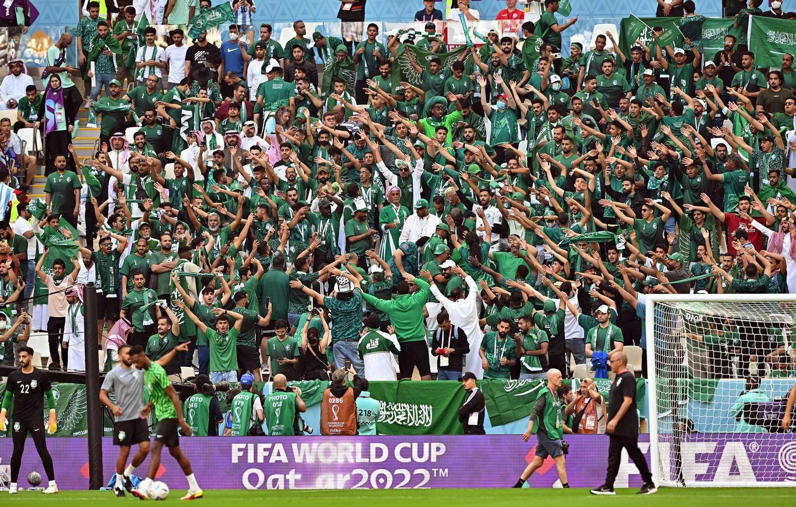 Las imágenes del Artentina - Arabia Saudí en el Mundial de Qatar