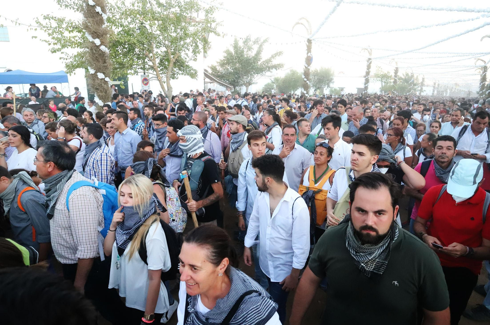 Recuerda las imágenes de la Venida de la Virgen del Rocío a Almonte en 2019