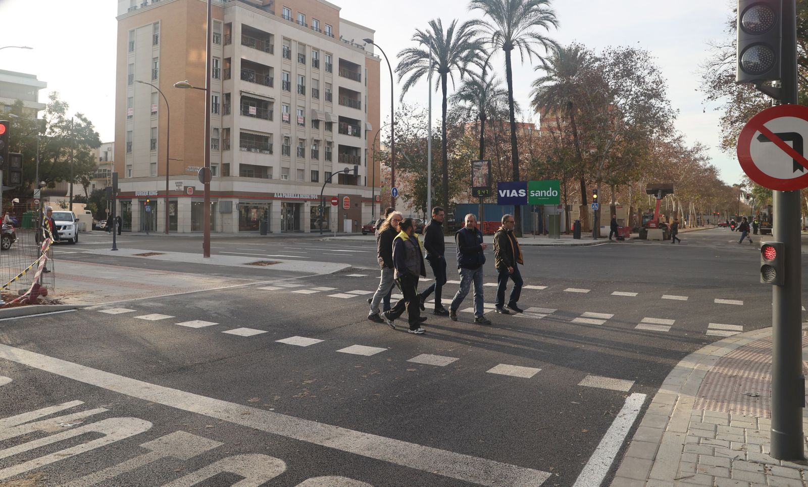 Apertura al tráfico de la Avda San Francisco Javier