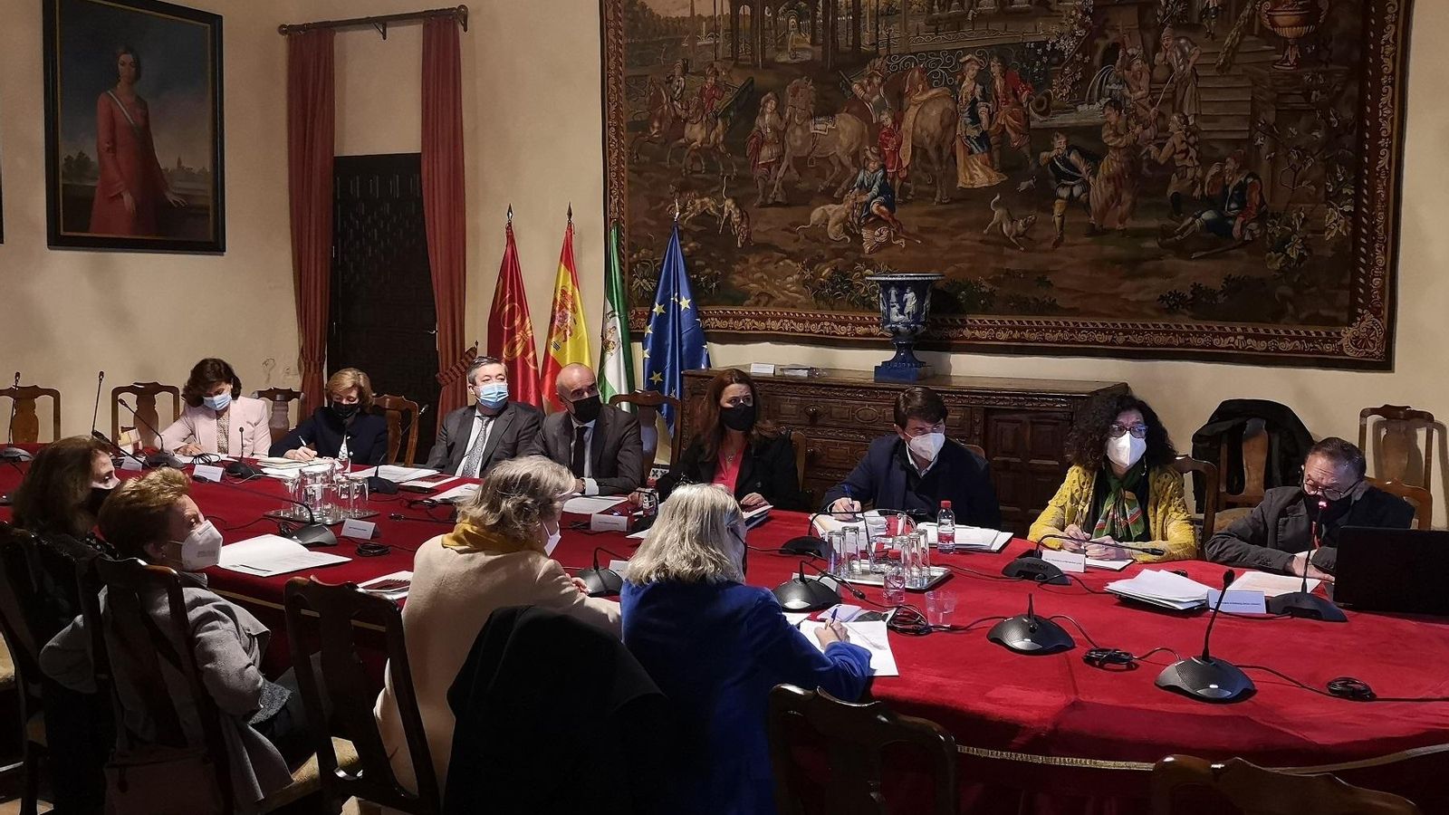 Primera reunión del Consejo Consultivo del Real Alcázar.