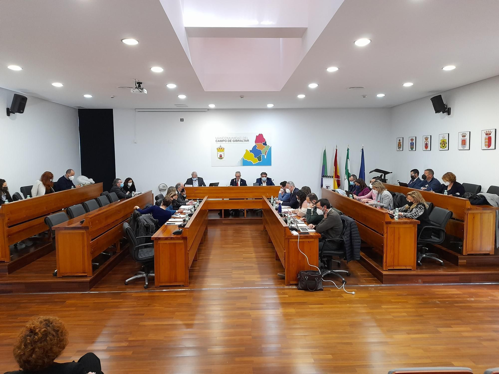 La Junta de Comarca celebrada este jueves.