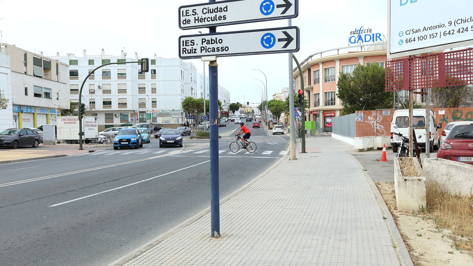 Uno de los tramos por los que discurrirá el carril bici.