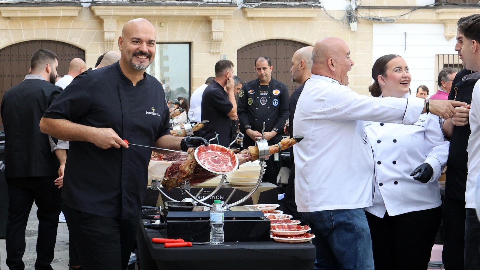 Cortadores de Jamón a benefício de los Reyes Magos de Jerez