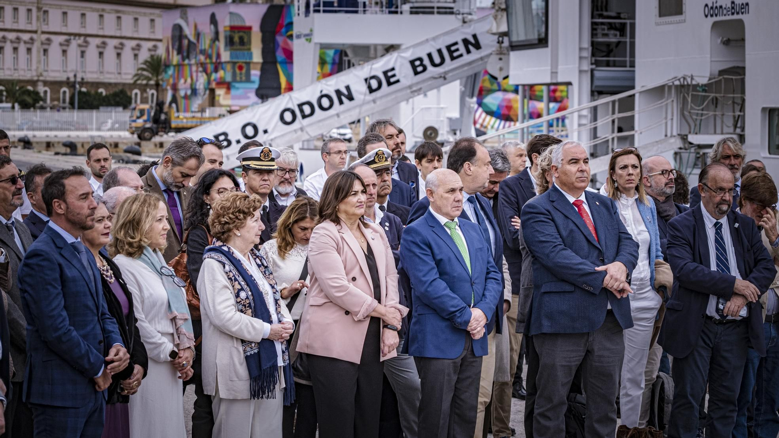Las imágenes de la visita al buque oceanográfico del CSIC, 'Odon de Bien', amarrado en Cádiz