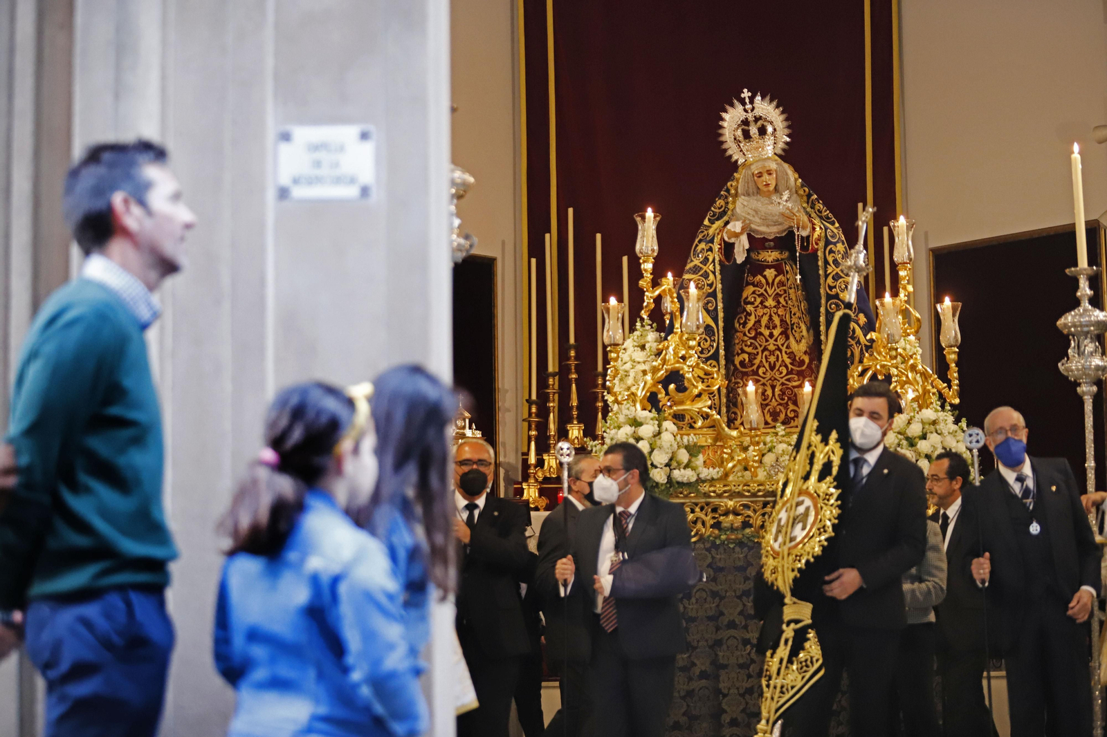 Imágenes del traslado de María Santísima de la Concepción a la Iglesia Conventual de Santa María de Gracia