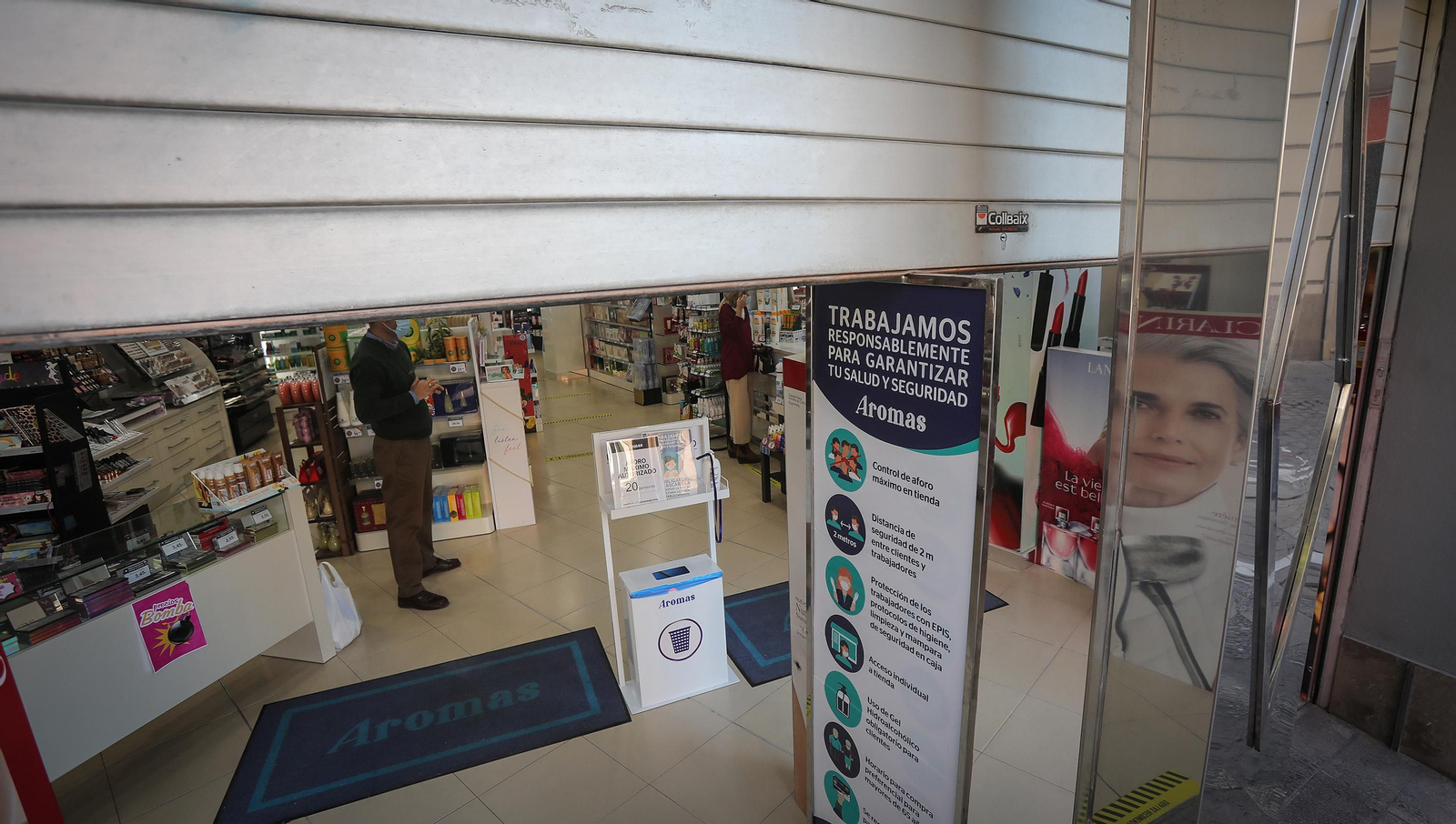 Bares y comercios principales afectados por los cortes de luz en el centro de Jerez