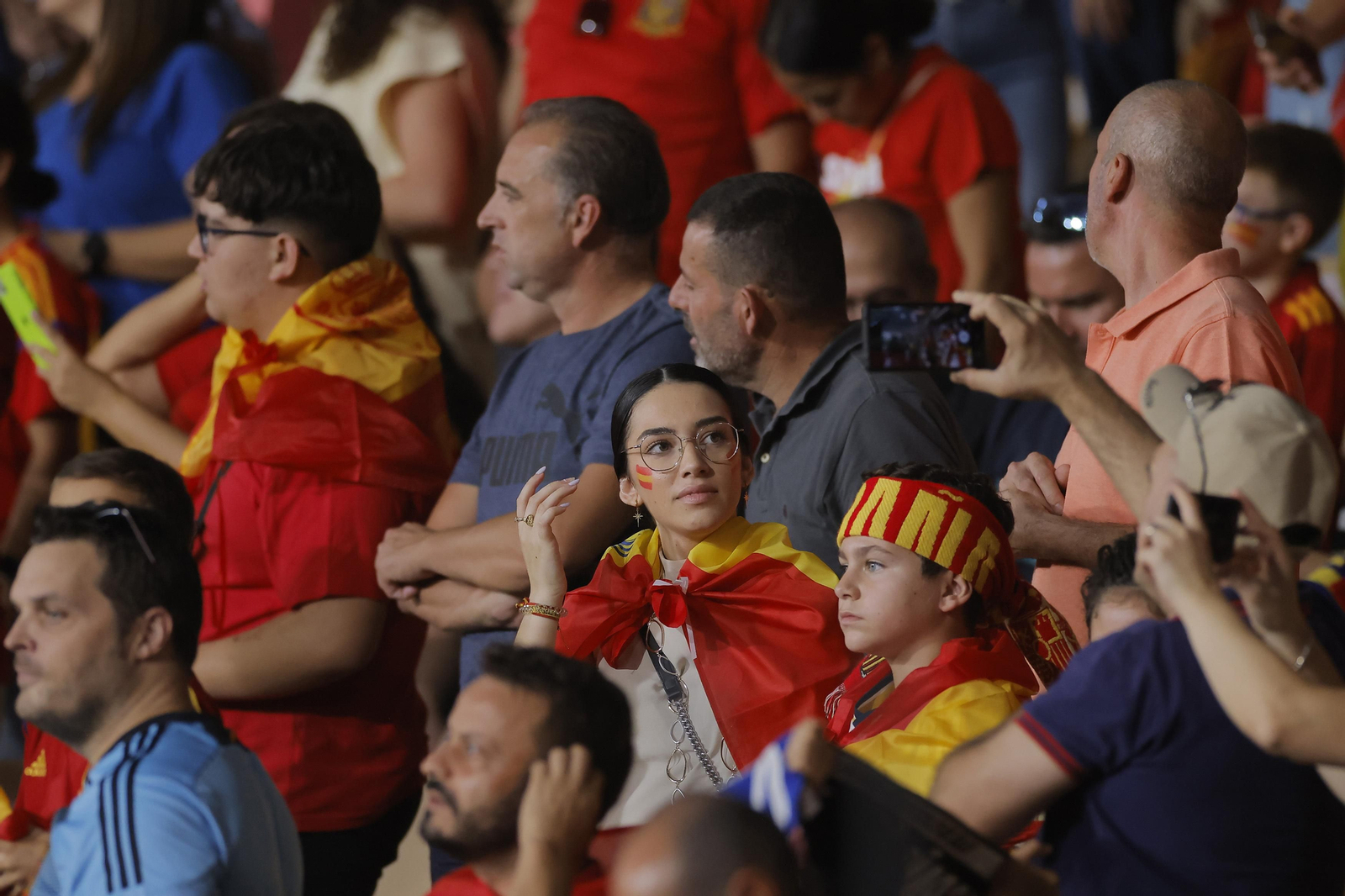 Búscate en las fotos del España-Escocia