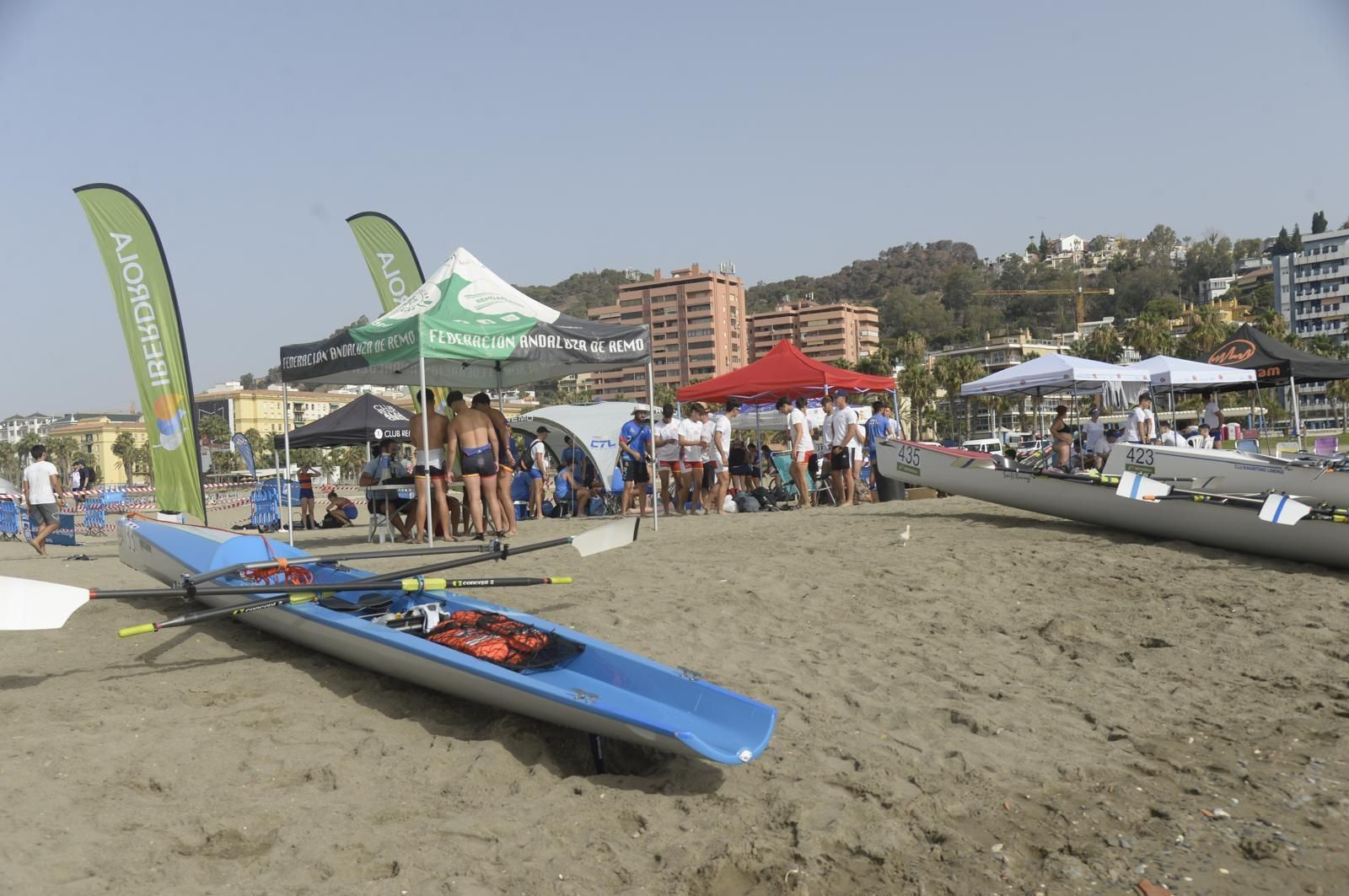 El Open Ciudad de Málaga y Andaluz de remo de mar, para el Real Club Mediterráneo