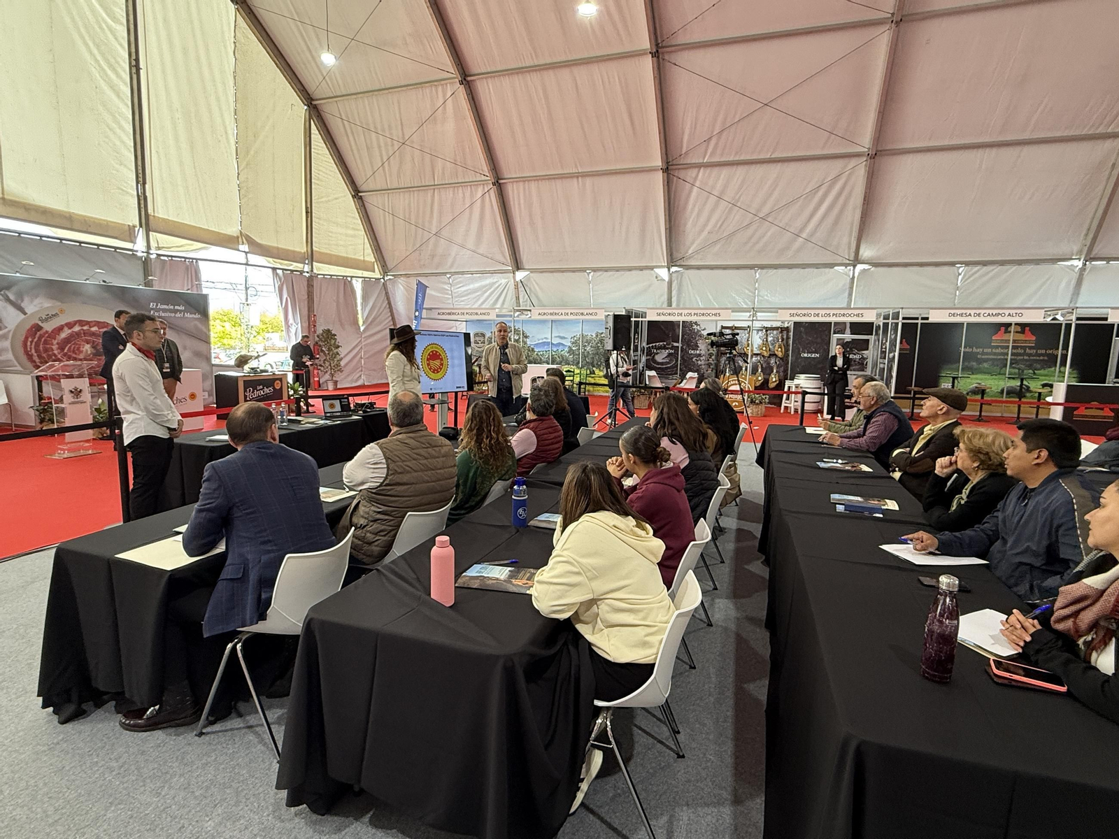 Inauguración de la XXV Feria del Jamón 100% Ibérico de Los Pedroches en Villanueva de Córdoba