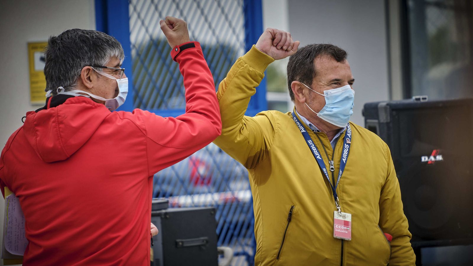 Trujillo saluda al presidente del comité de empresa del CBC de El Puerto