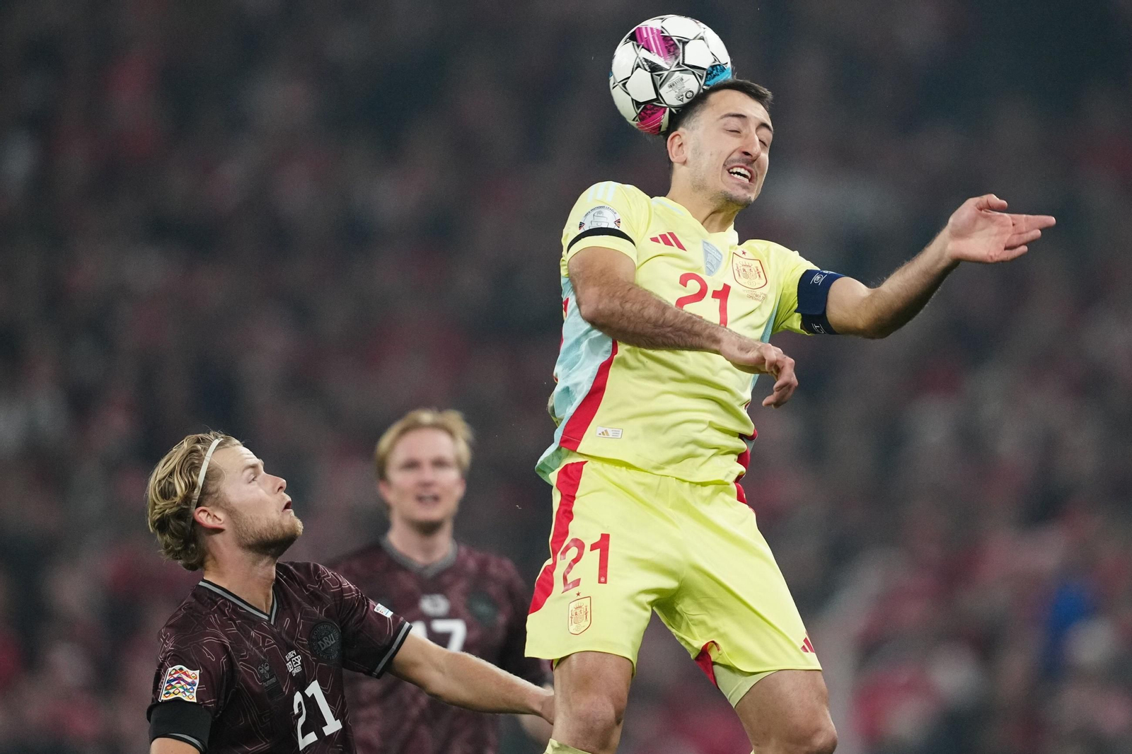 Las fotos del Dinamarca - España