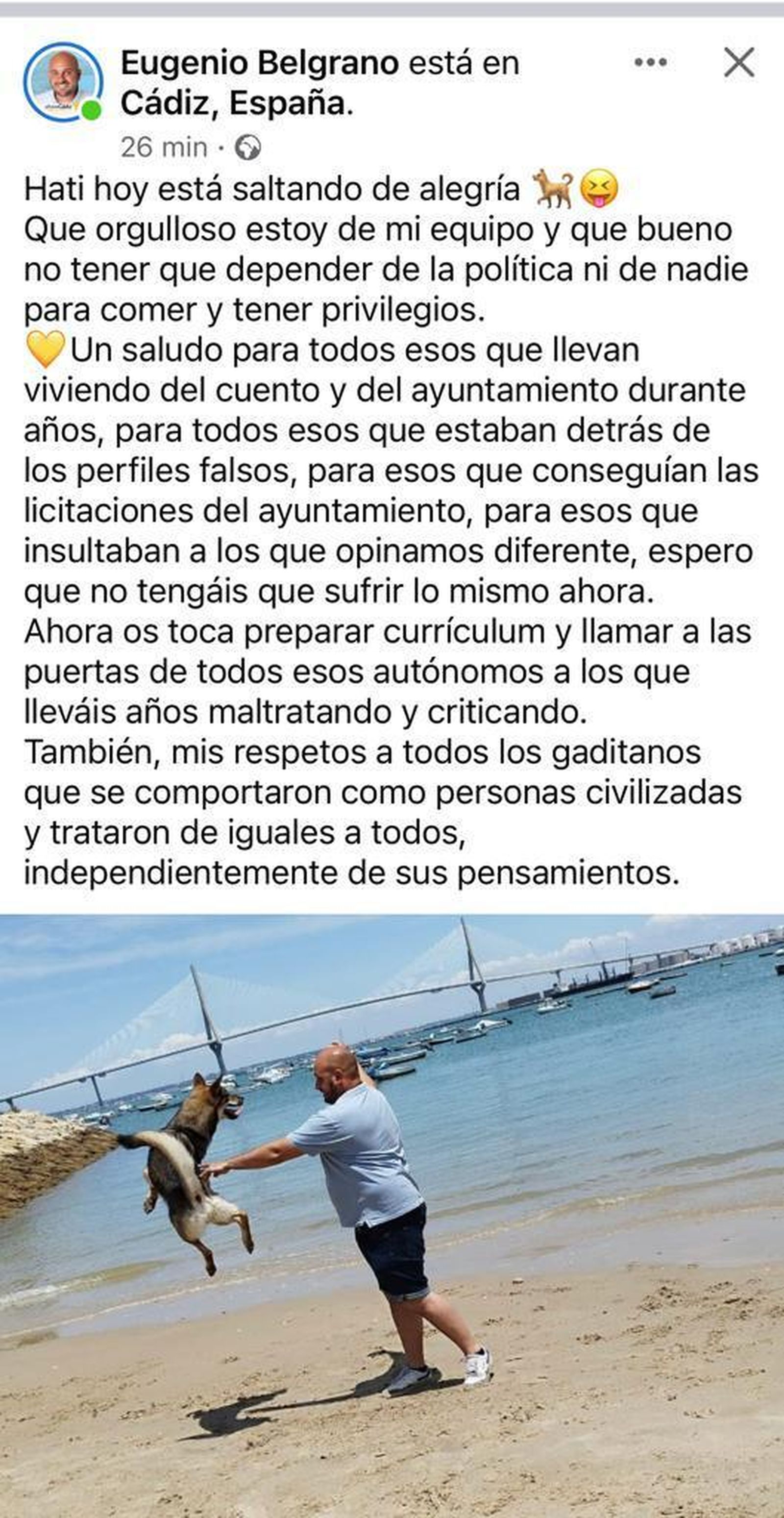 La culpa al empedrao