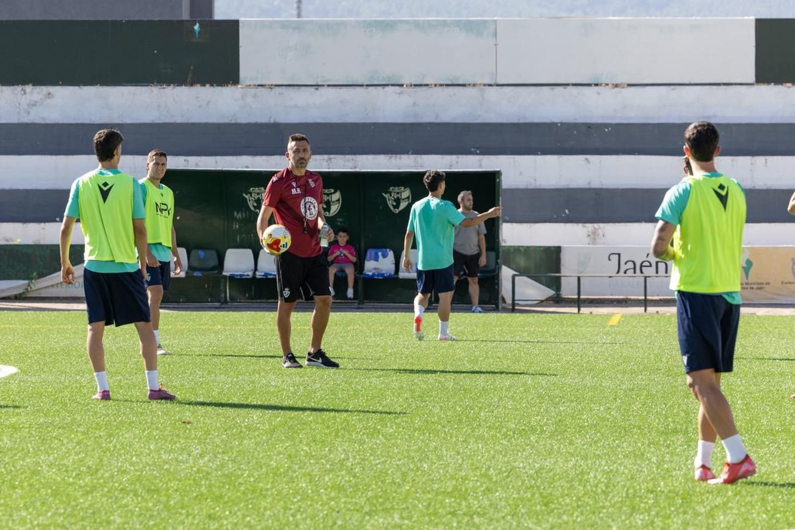 El primer entrenamiento del Real Jaén de la temporada 2025-26