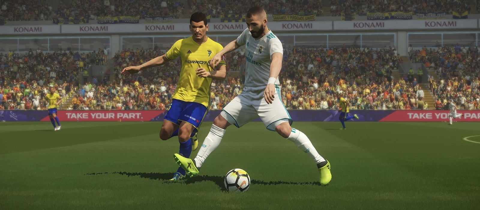 Las equipaciones de Cádiz y Real Madrid creadas por José Carrasco para PES 2018.