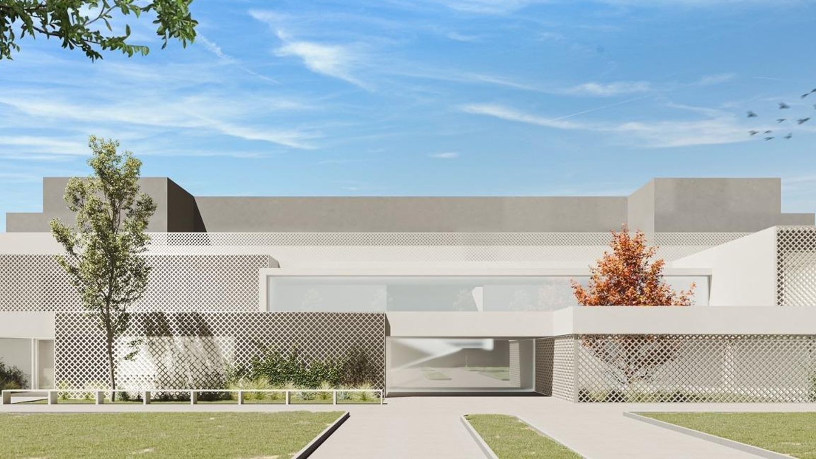 Imagen renderizada de lo que será el nuevo Complejo Judicial de Roquetas de Mar.