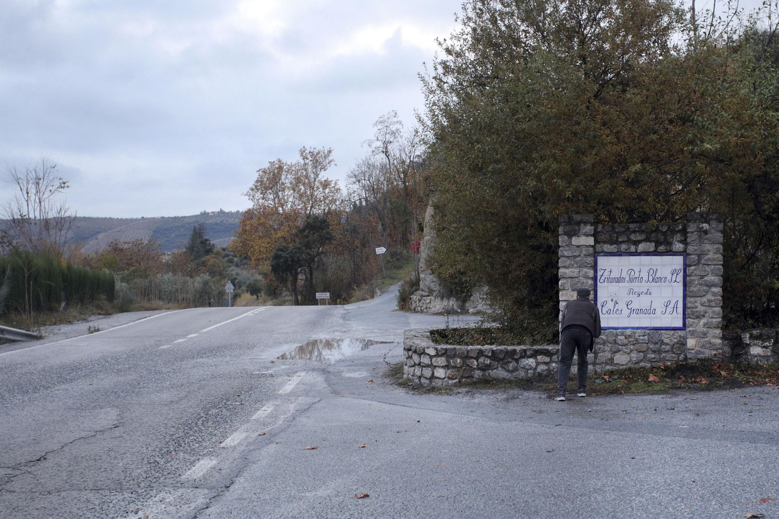 Lugar del accidente donde ha muerto dos jóvenes de 21 y 17 años el Huétor Santillán