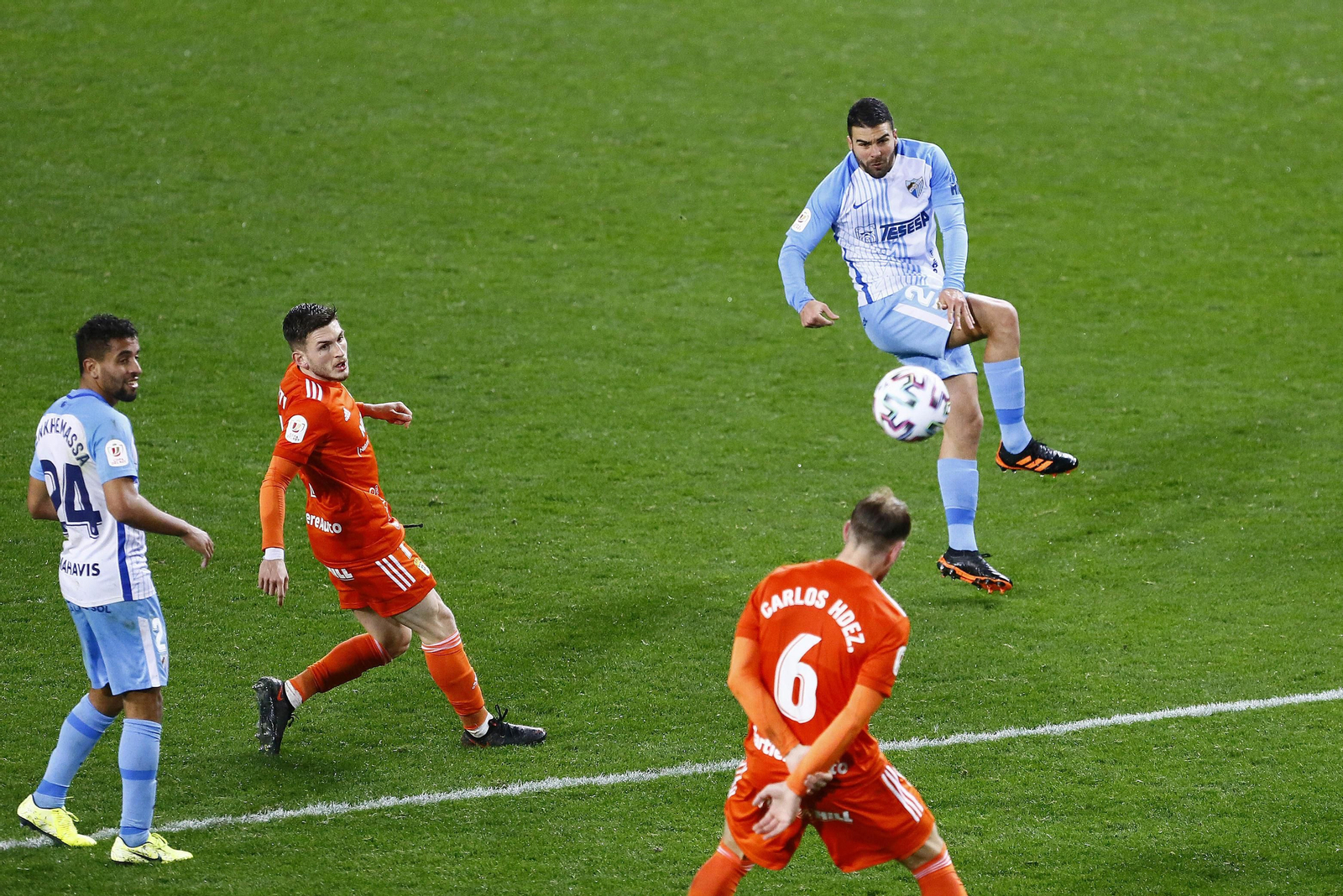 Las fotos del Málaga CF - Real Oviedo de Copa del Rey