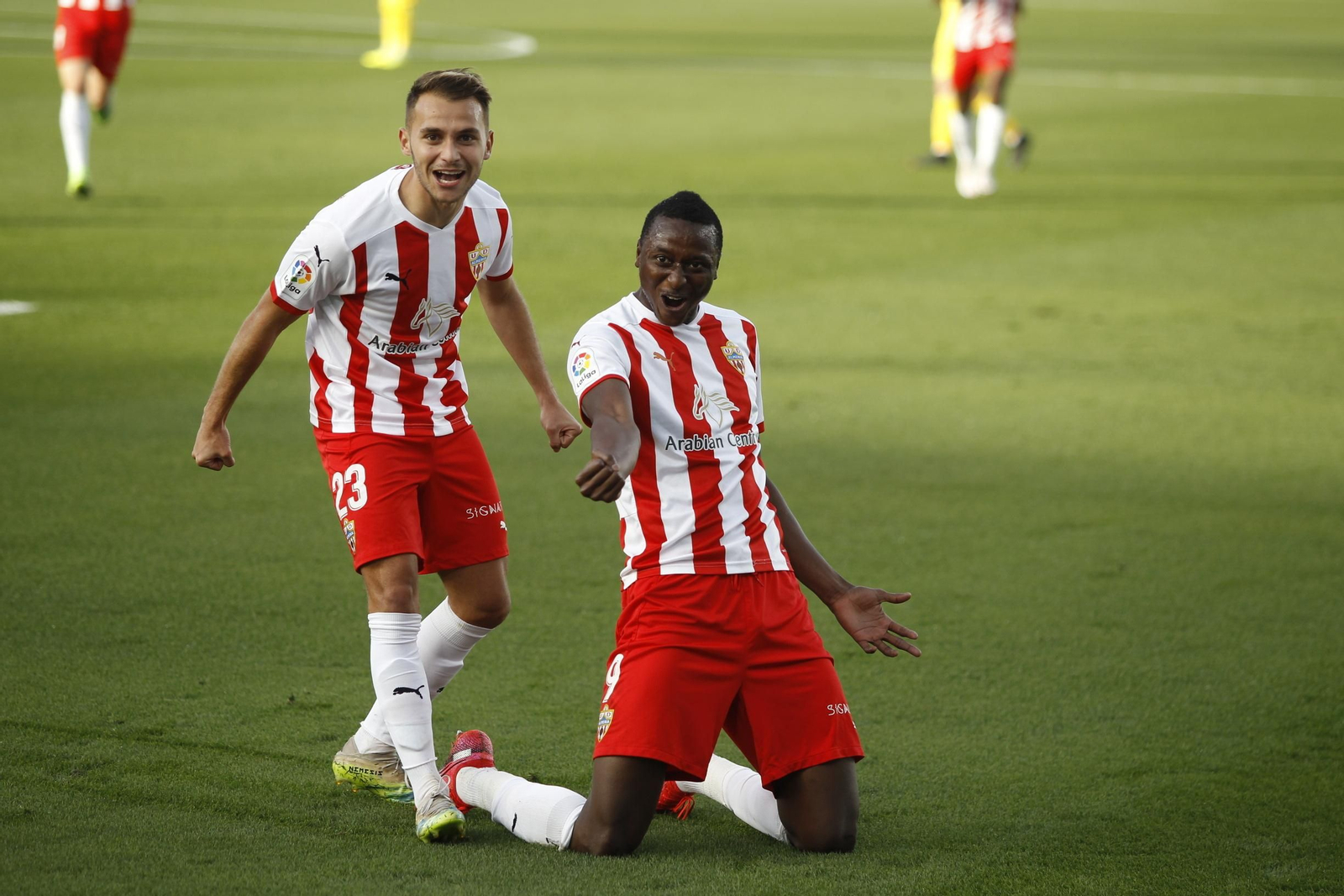 LAs fotos del Almería - Málaga