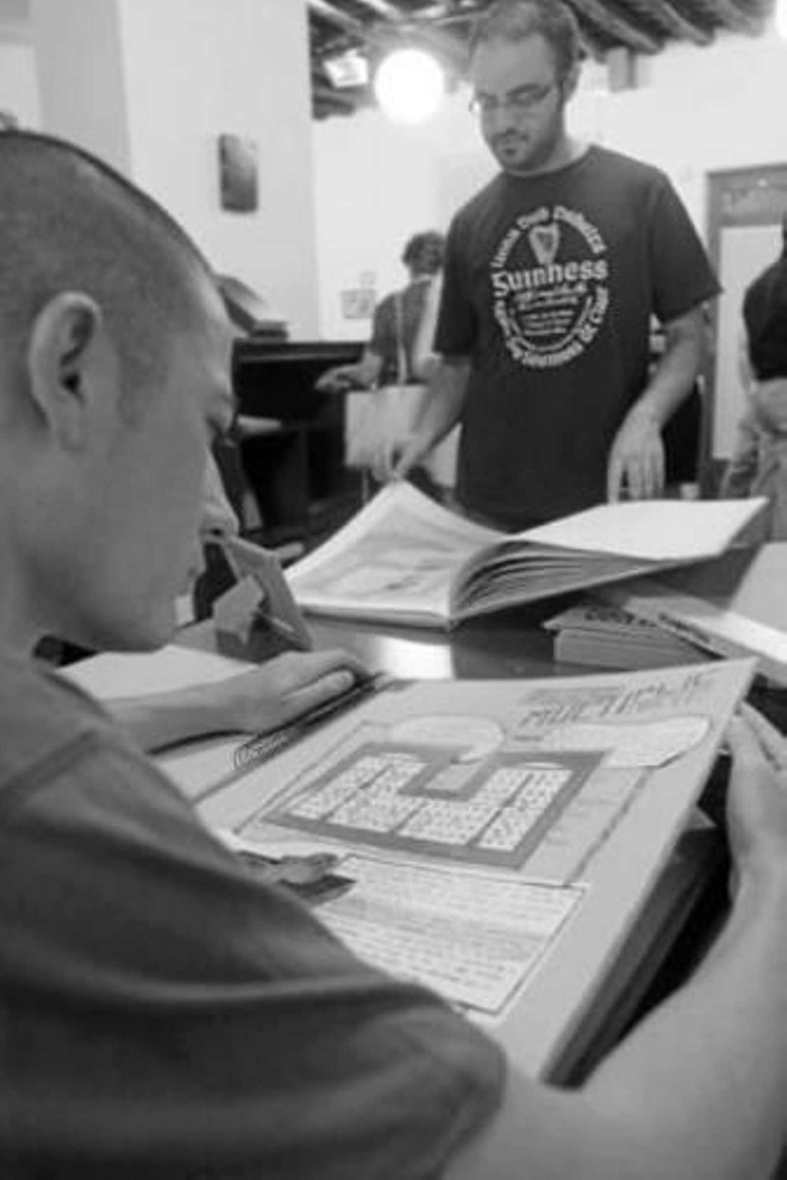 Una biblioteca en llamas