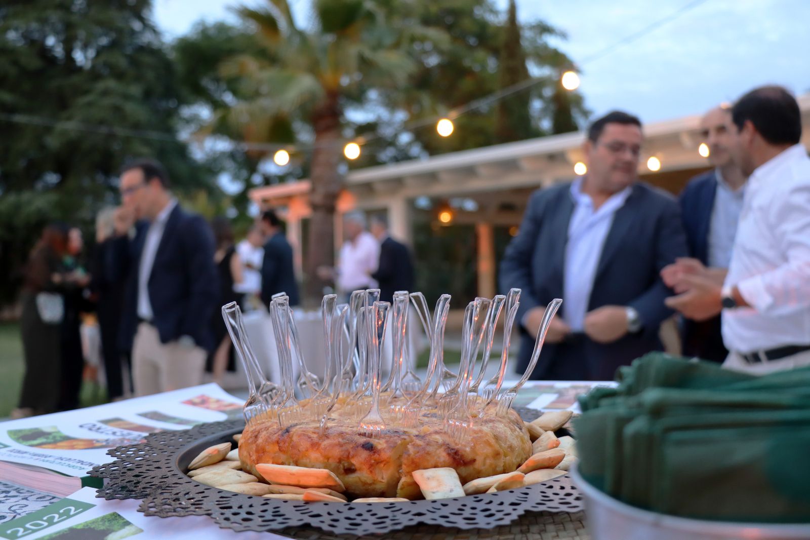 Imágenes de la recepción en la "Noche de los Frutos Rojos"