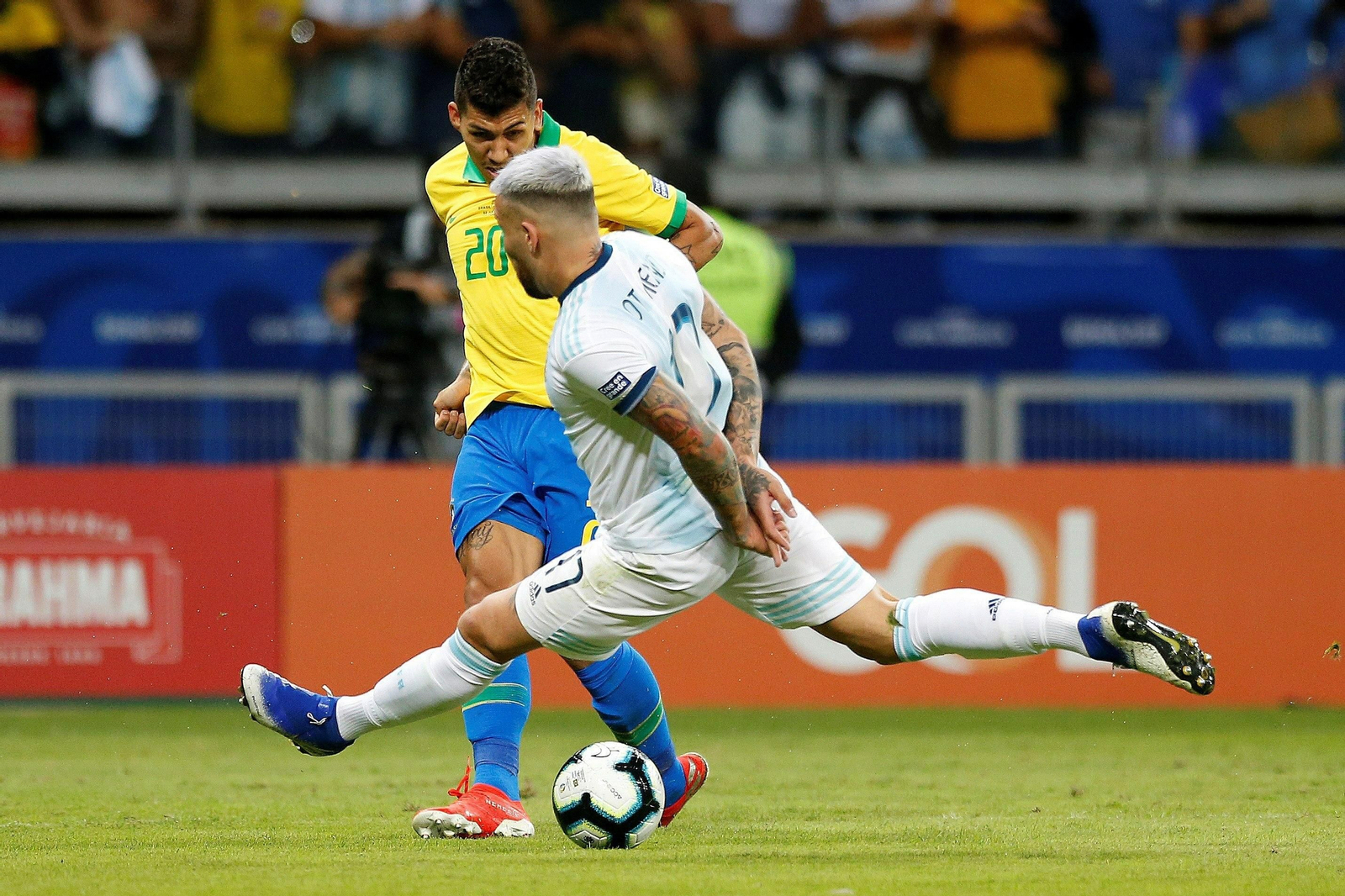 Las imágenes del Brasil-Argentina de la semifinal de la Copa América