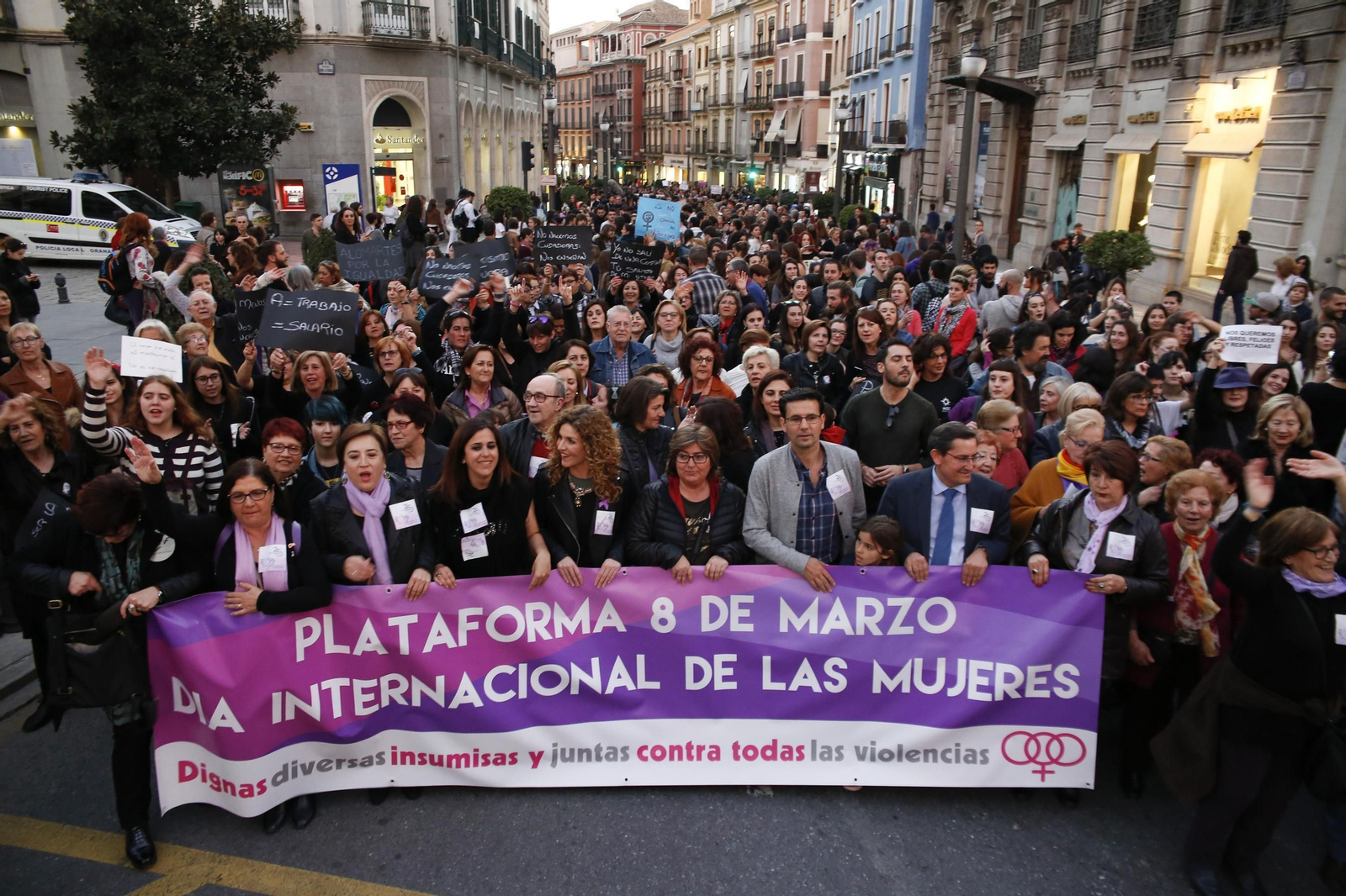 Granada se convierte en el  grito de las que no tienen voz