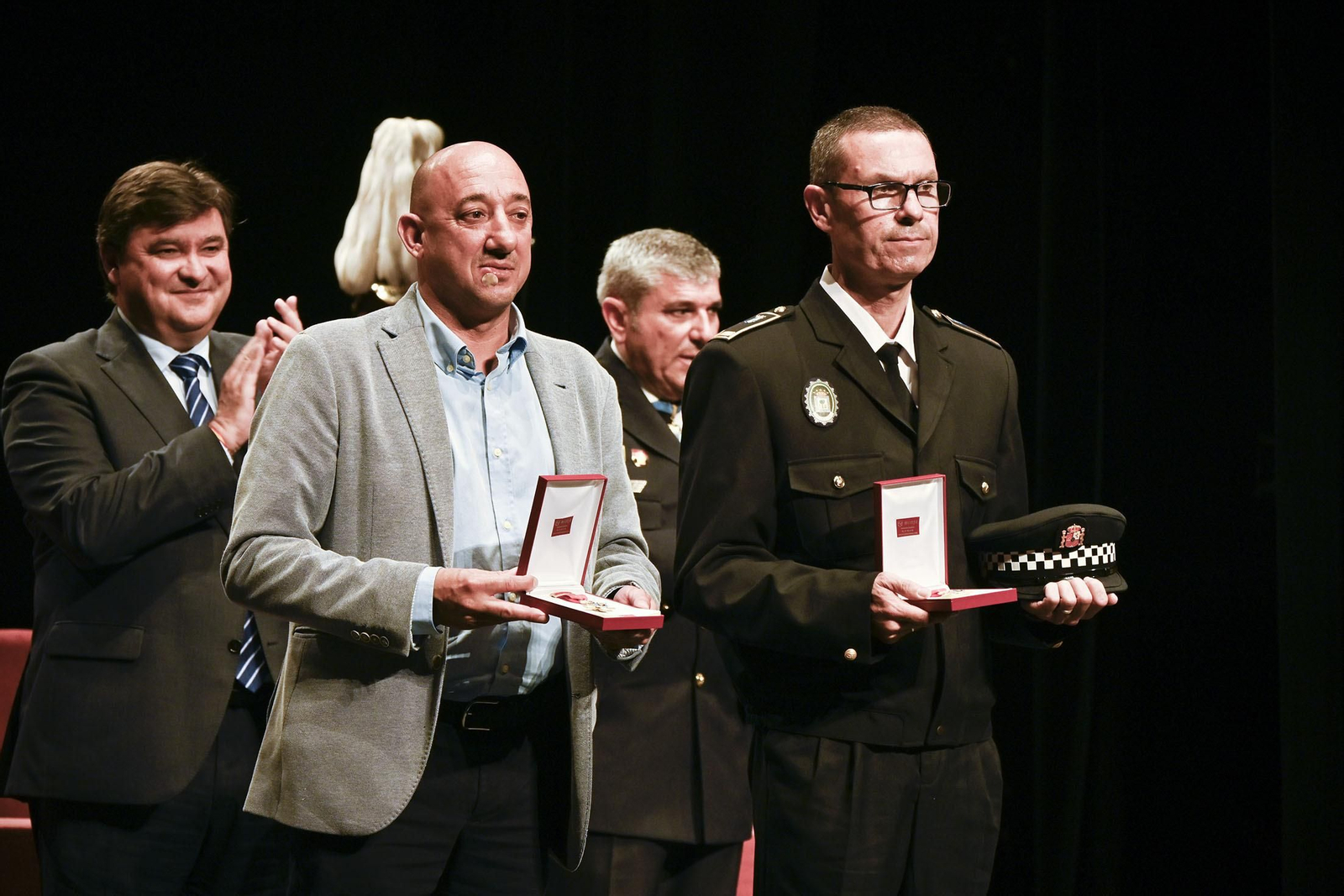 Imágenes del acto del Día de la Policía Local de Huelva